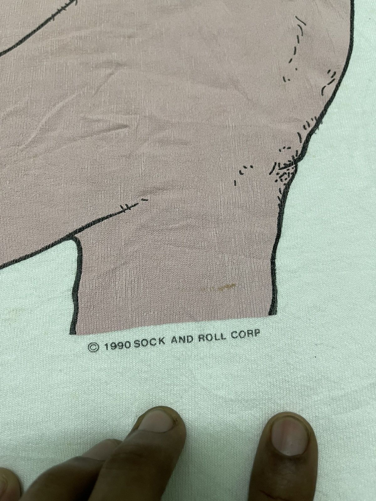 TEE JAYS 1990 SOCK AND ROLL CORP BIG FACE PIG RARE DESIGN Size US M / EU 48-50 / 2 - 6 Thumbnail
