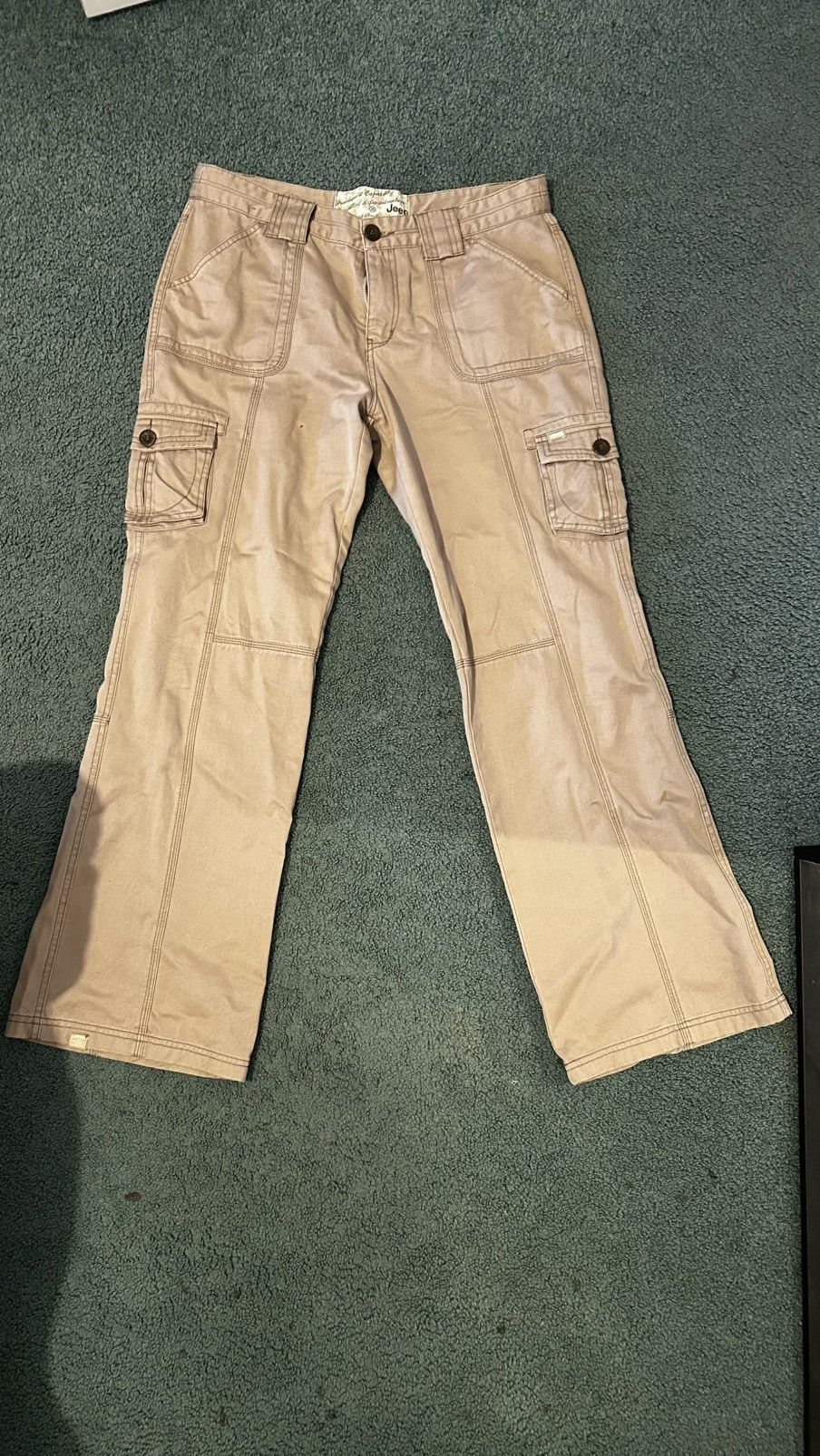 Vintage VINTAGE Jeep cargo pants Size US 36 / EU 52 - 1 Thumbnail