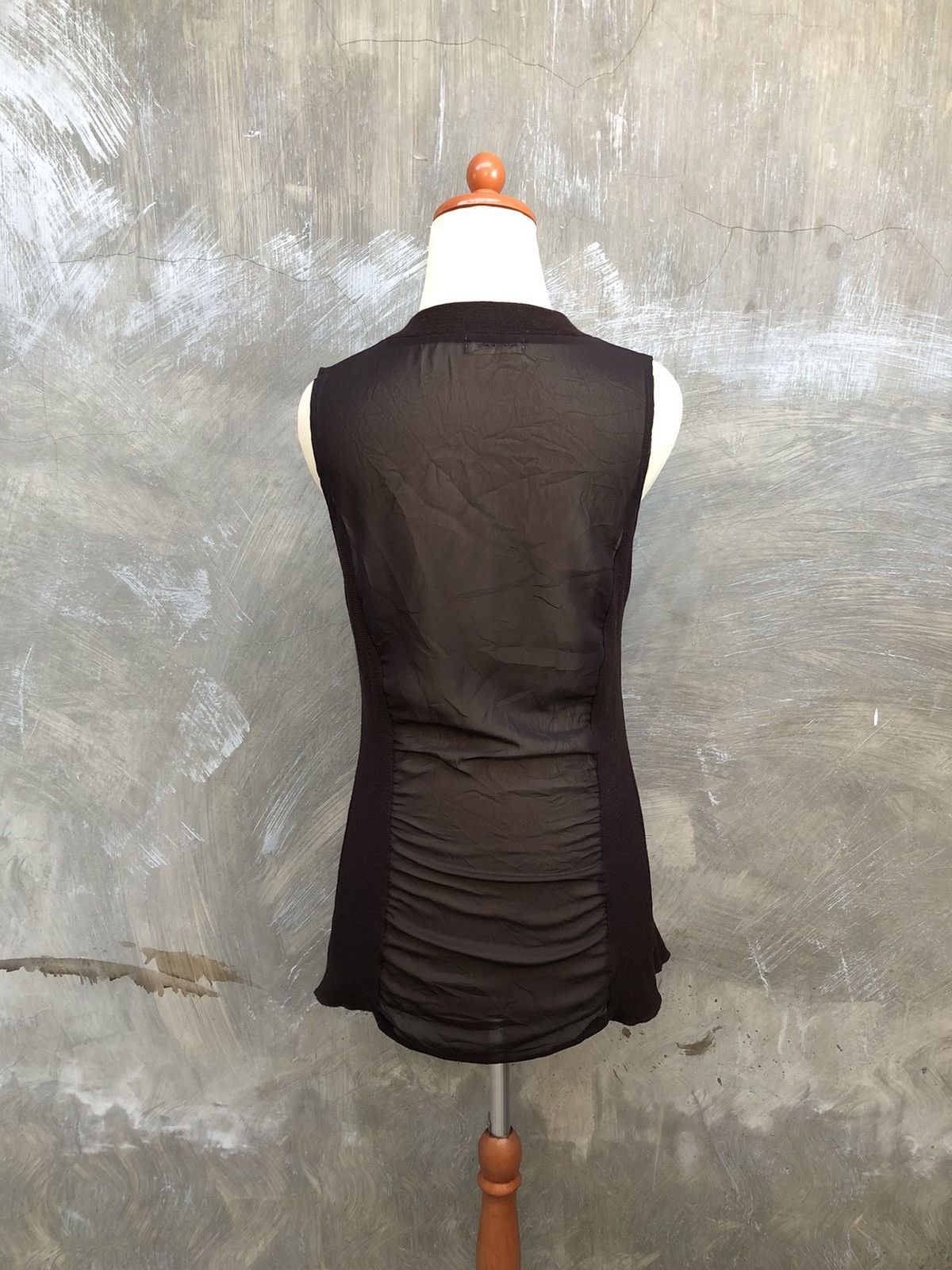 Issey Miyake × Zucca Issey Miyake Zucca Sleeveless Mesh Cardigan Size M / US 6-8 / IT 42-44 - 4 Thumbnail