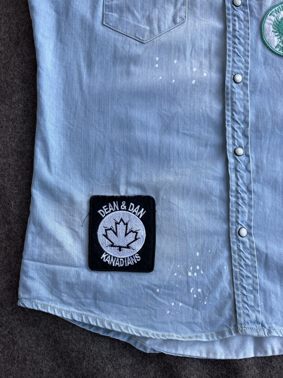 Dsquared2 Dsquared2 Denim Sleeveless Shirt Size US L / EU 52-54 / 3 - 2 Thumbnail