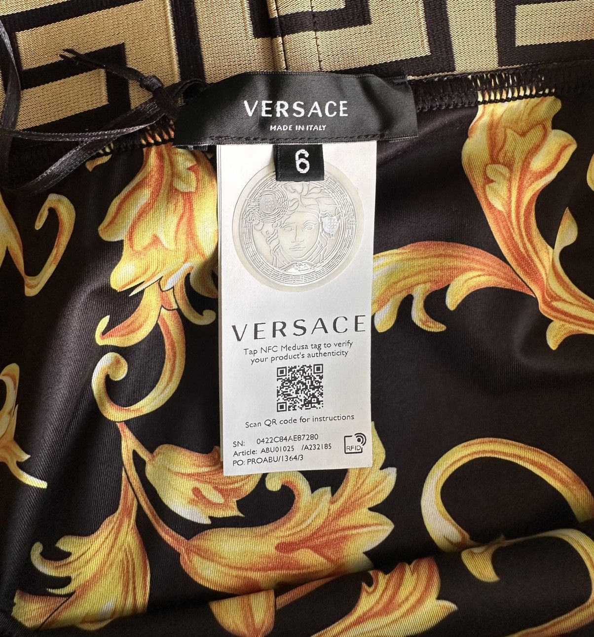 Versace Swim slip Versace new with tag Size US 38 / EU 54 - 5 Thumbnail