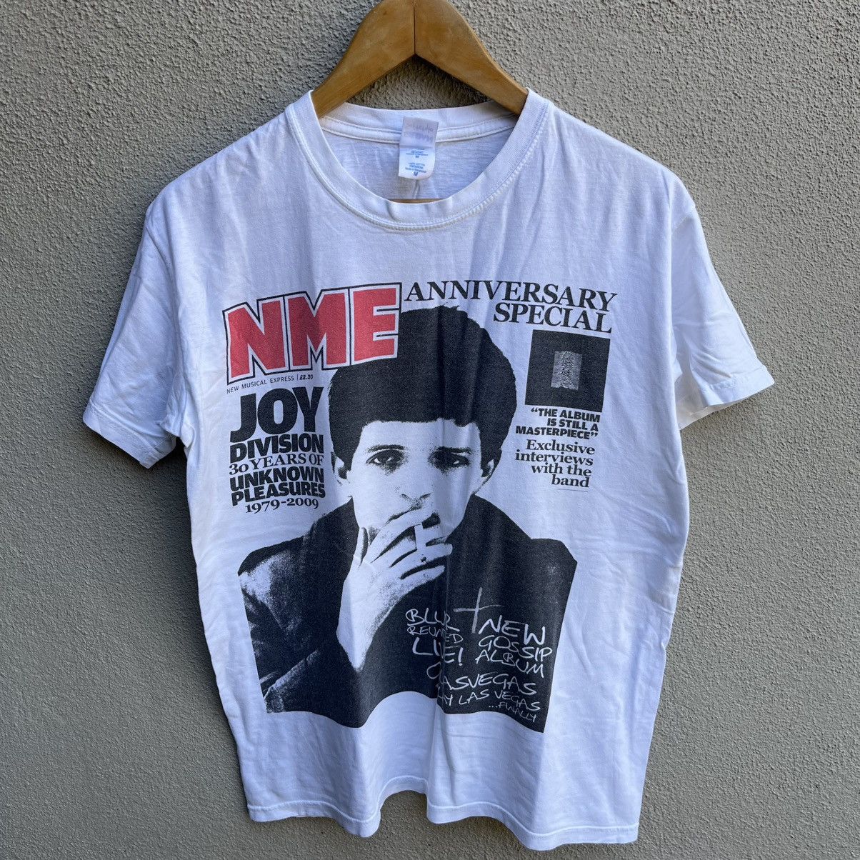 Band Tees NME Magazine ian curtis photo tee joy division post punk Size US M / EU 48-50 / 2 - 2 Thumbnail