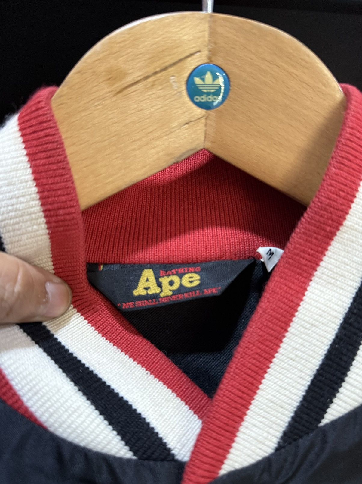 Bape Rare Bape Star Nigo Era Varsity Bomber Jacket Japan Size US M / EU 48-50 / 2 - 3 Thumbnail