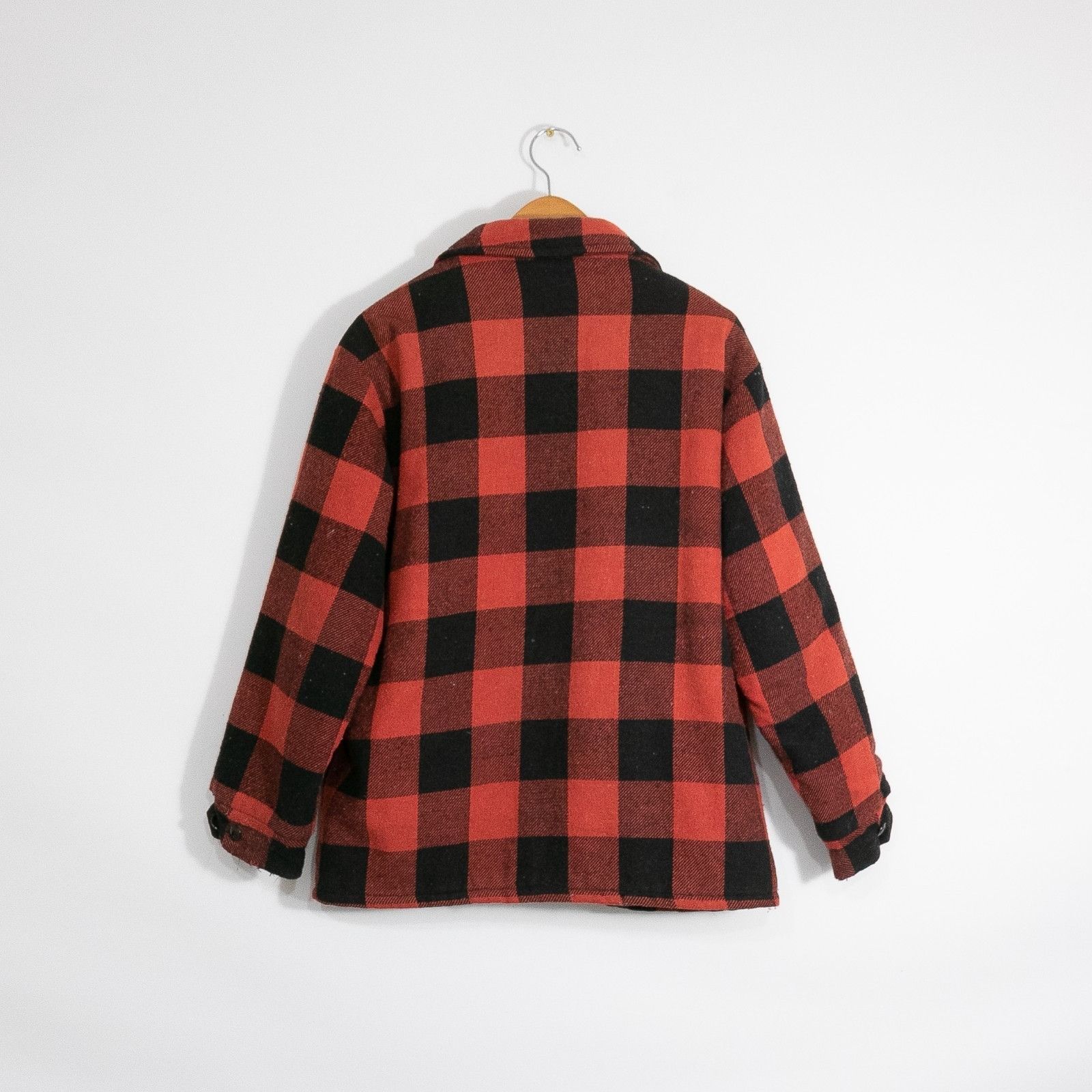 Vintage Vintage 70s Buffalo Plaid Wool Mackinaw Hunting Jacket Large Size US L / EU 52-54 / 3 - 9 Thumbnail