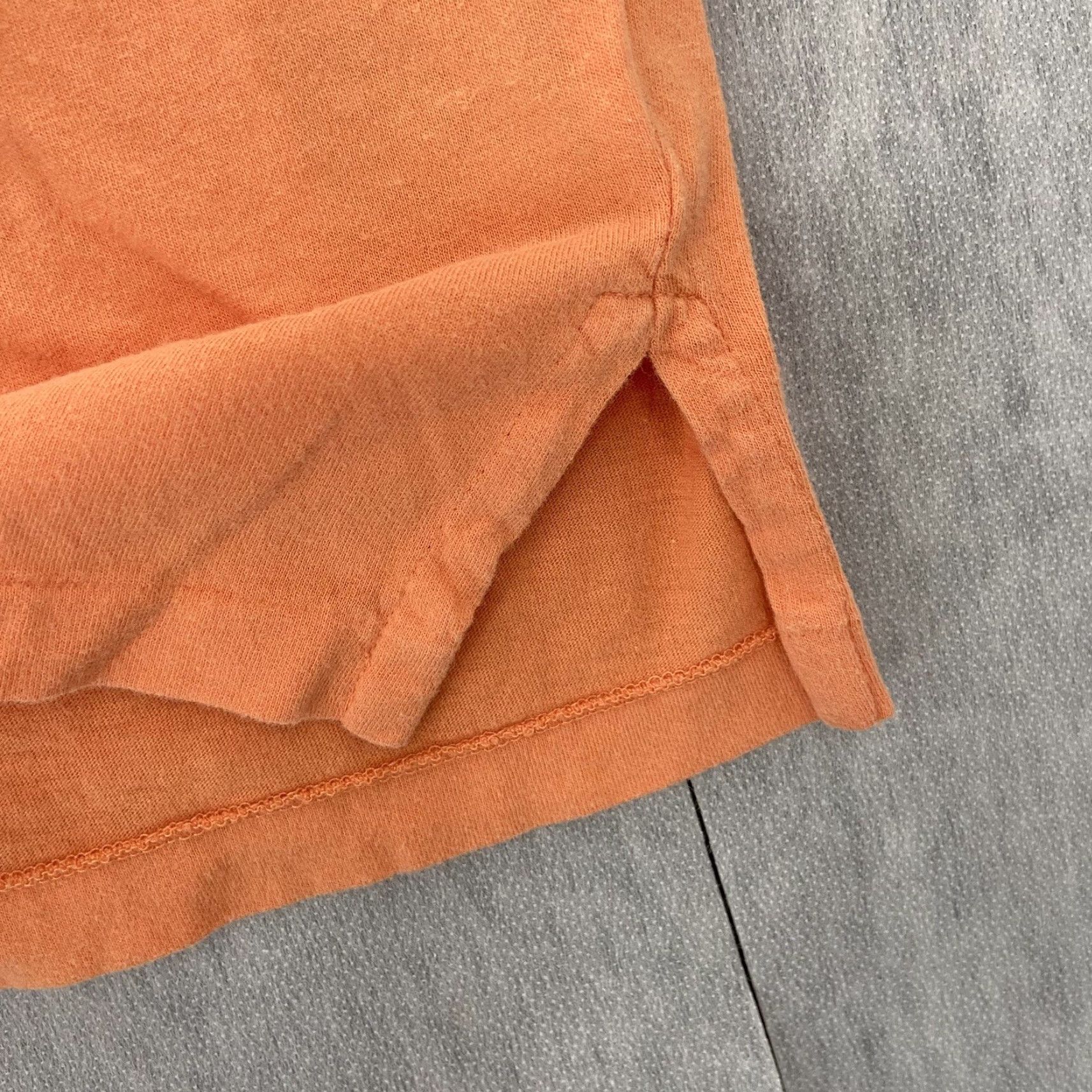 Vintage VINTAGE Denim & Supply Ralph Lauren Polo Shirt XL Orange Solid Short Sleeve Casual Mens Size US XL / EU 56 / 4 - 4 Thumbnail