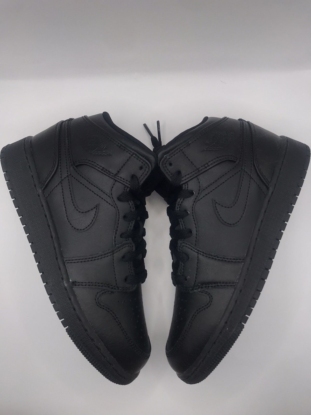 Jordan Brand Jordan 1 Mid “Full Black” Size US 7.5 / IT 37.5 - 2 Thumbnail