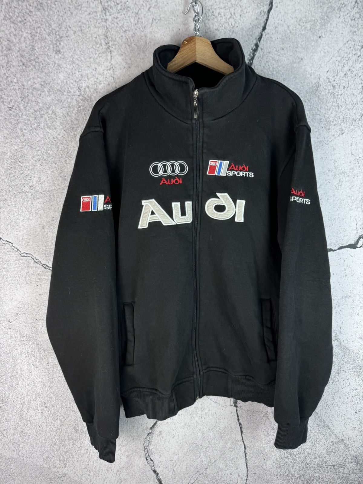 Vintage Vintage Oversize Audi Racing Hype Zip Sweatshirt Rare Y2k Size US XL / EU 56 / 4 - 1 Thumbnail