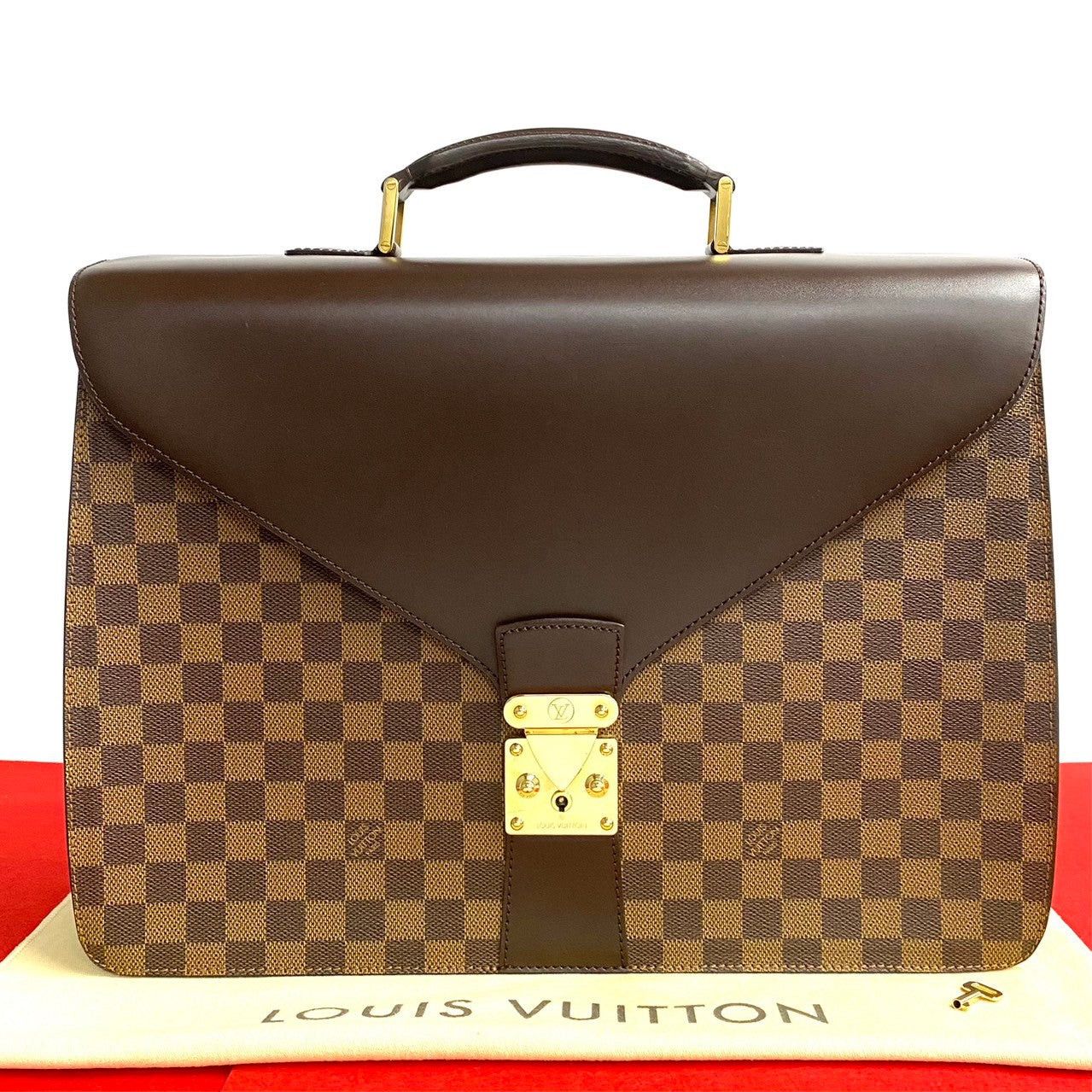 Louis Vuitton Louis Vuitton Handbag Brown Leather Size ONE SIZE - 1 Thumbnail