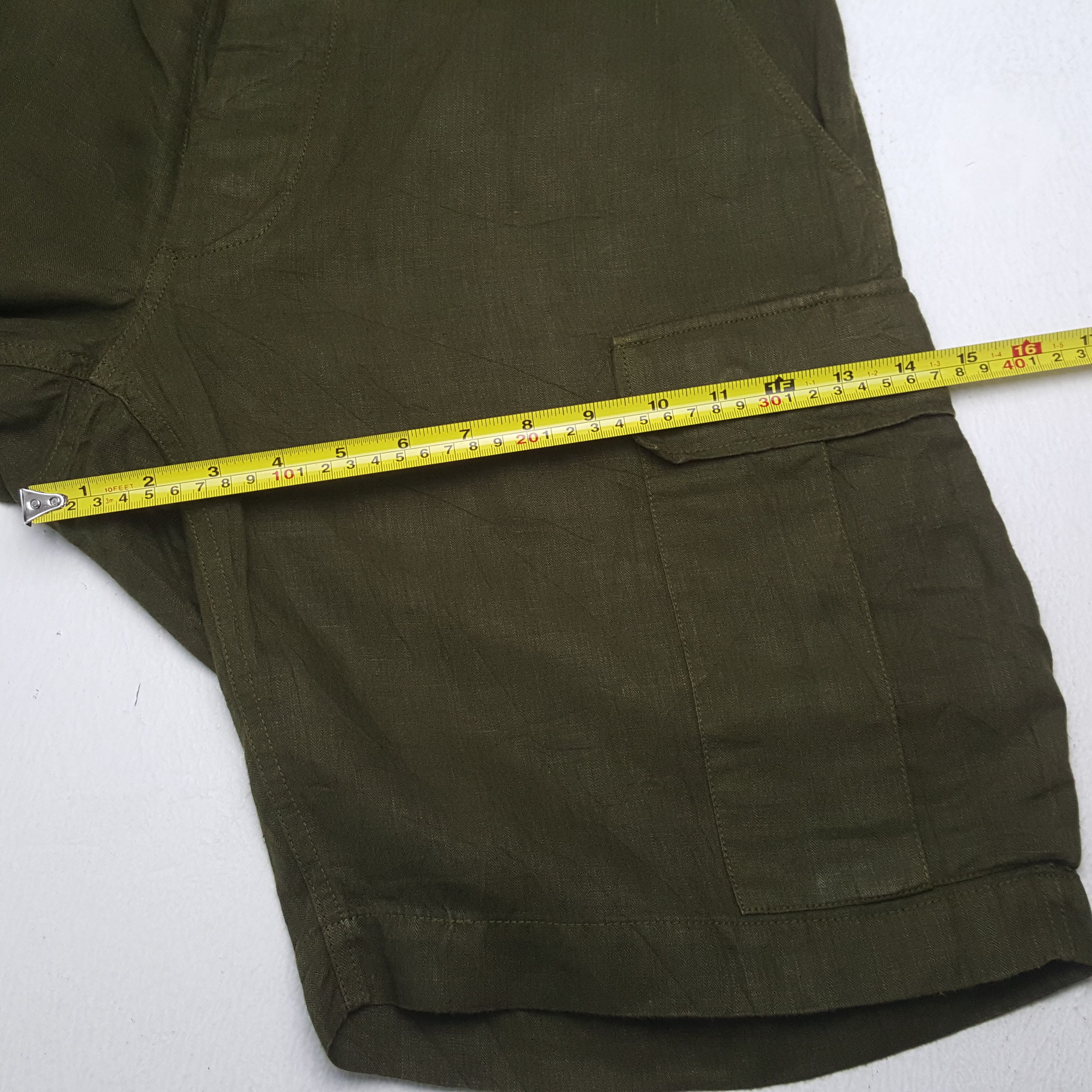 Vintage Honnete France Cargo Style Short Pants RR10 Size US 34 / EU 50 - 7 Thumbnail