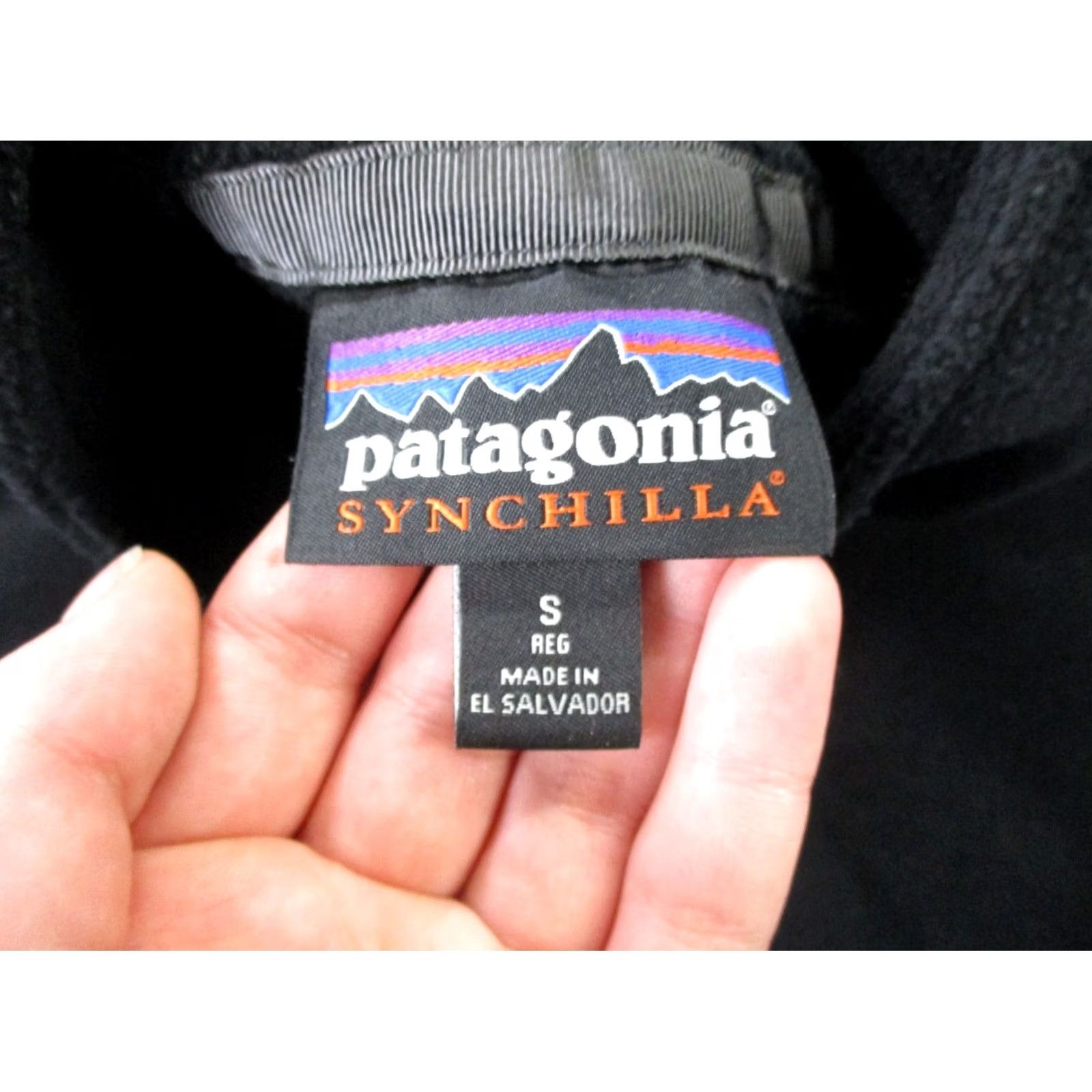 Patagonia Patagonia Vest Jacket Mens S Black Synchilla Fleece Zip Full Zip Pockets Hiking 90s Windbreaker Size US S / EU 44-46 / 1 - 7 Thumbnail