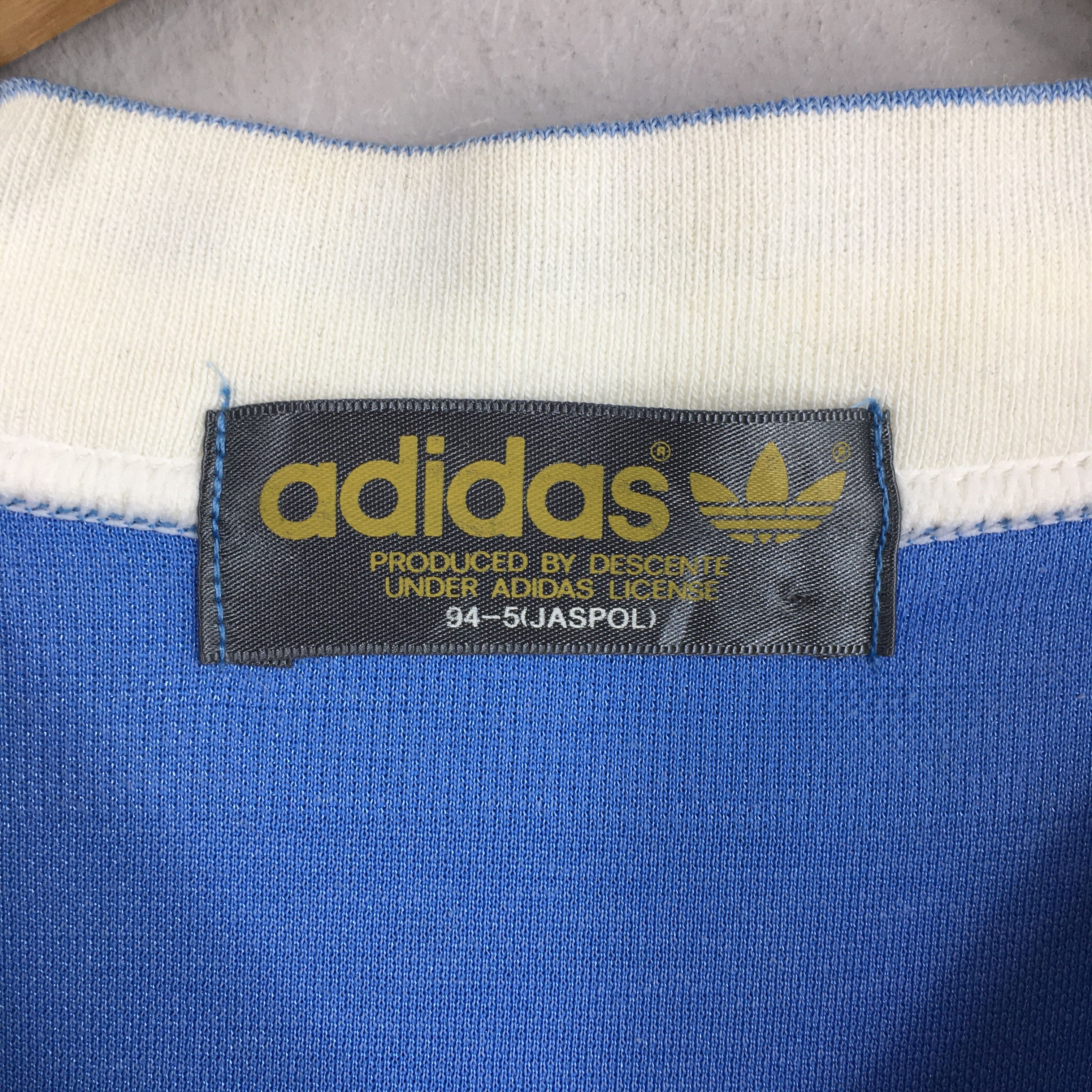 Adidas Vintage 90's Adidas Trefoil Blue Jersey Small Size US S / EU 44-46 / 1 - 4 Thumbnail