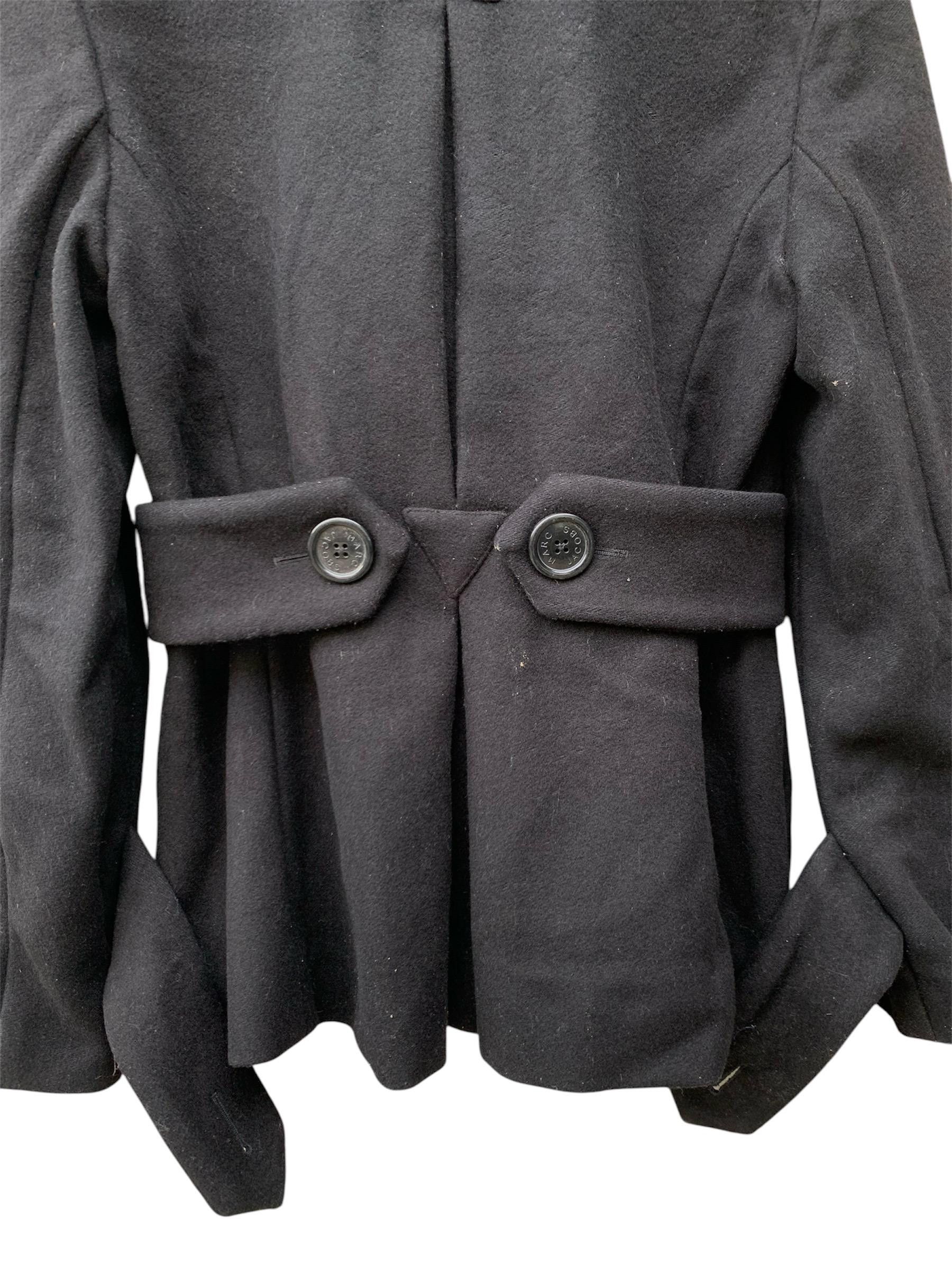 Marc Jacobs Marc Jacobs Swing Peacoat Button Wool Jacket Size S / US 4 / IT 40 - 7 Thumbnail