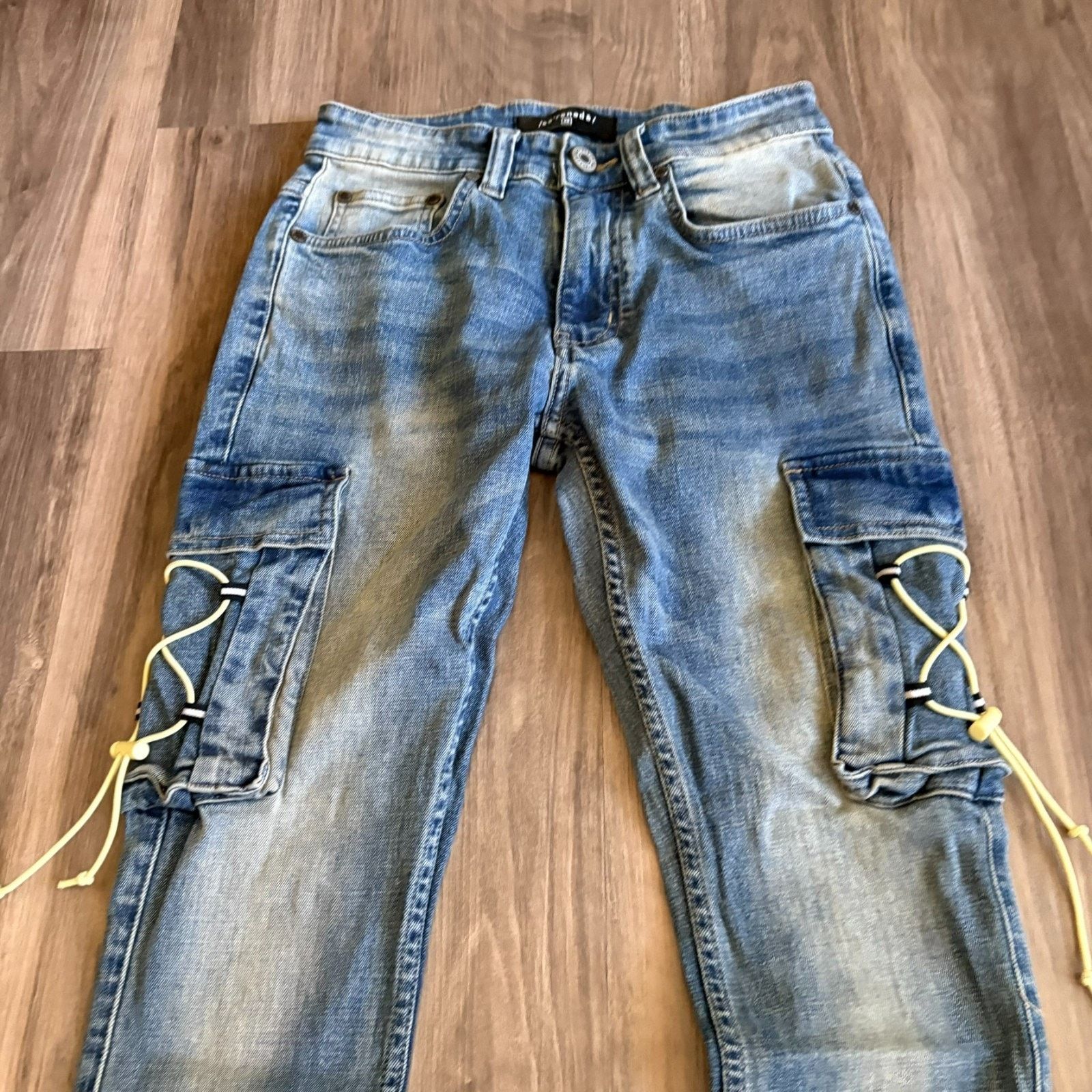 SERENEDE Serenede Jeans Men's 28x32 Skinny Leg Blue Denim Stretch Size US 28 / EU 44 - 6 Thumbnail