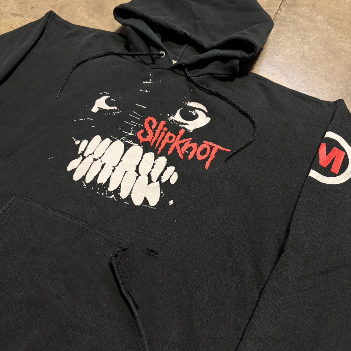 Slipknot Vintage Slipknot Hoodie Sweatshirt Maggot Face Grunge 2005 Size US L / EU 52-54 / 3 - 7 Thumbnail