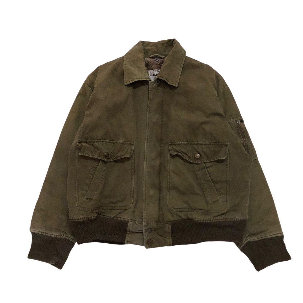 Japanese Brand 🔥VINTAGE BIKER BOMBER JACKET BIG POCKETS SPOKEMAN Size US M / EU 48-50 / 2 - 1 Thumbnail