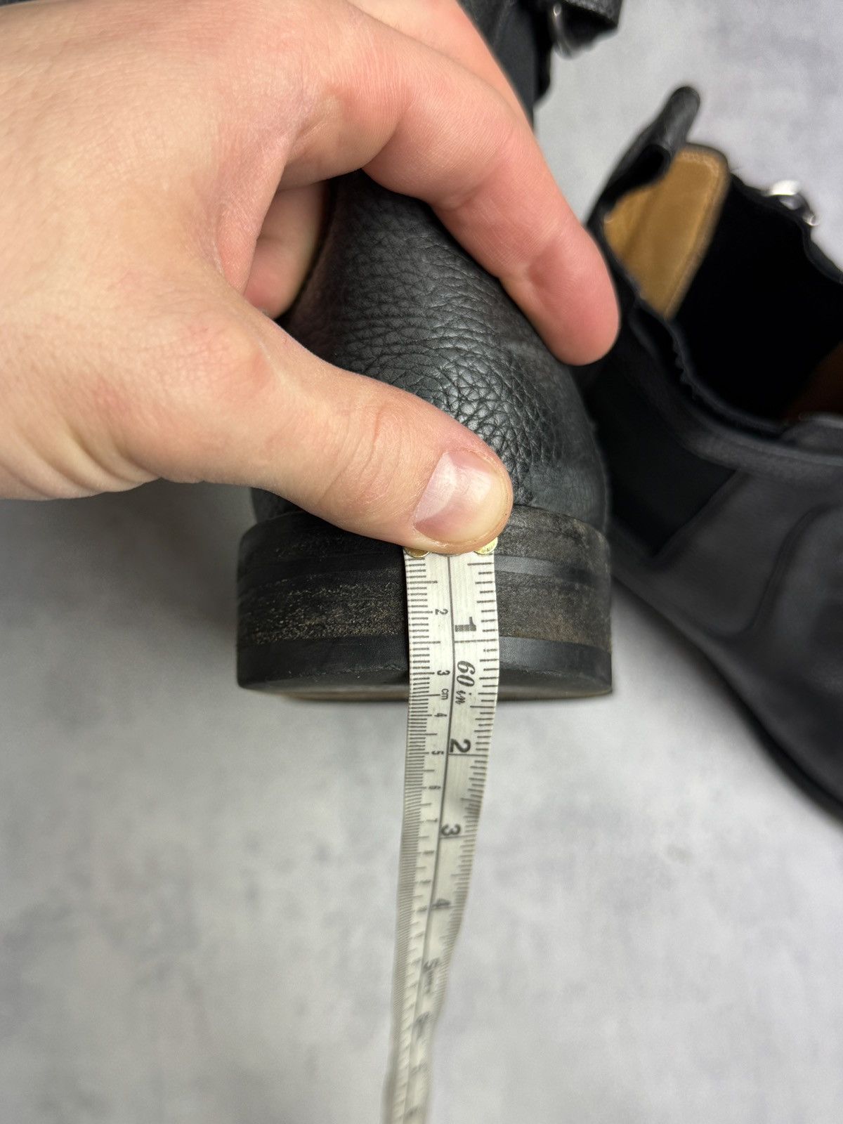 Archive Gucci Leather Rare Y2K Chelsea Formal Shoes Boots