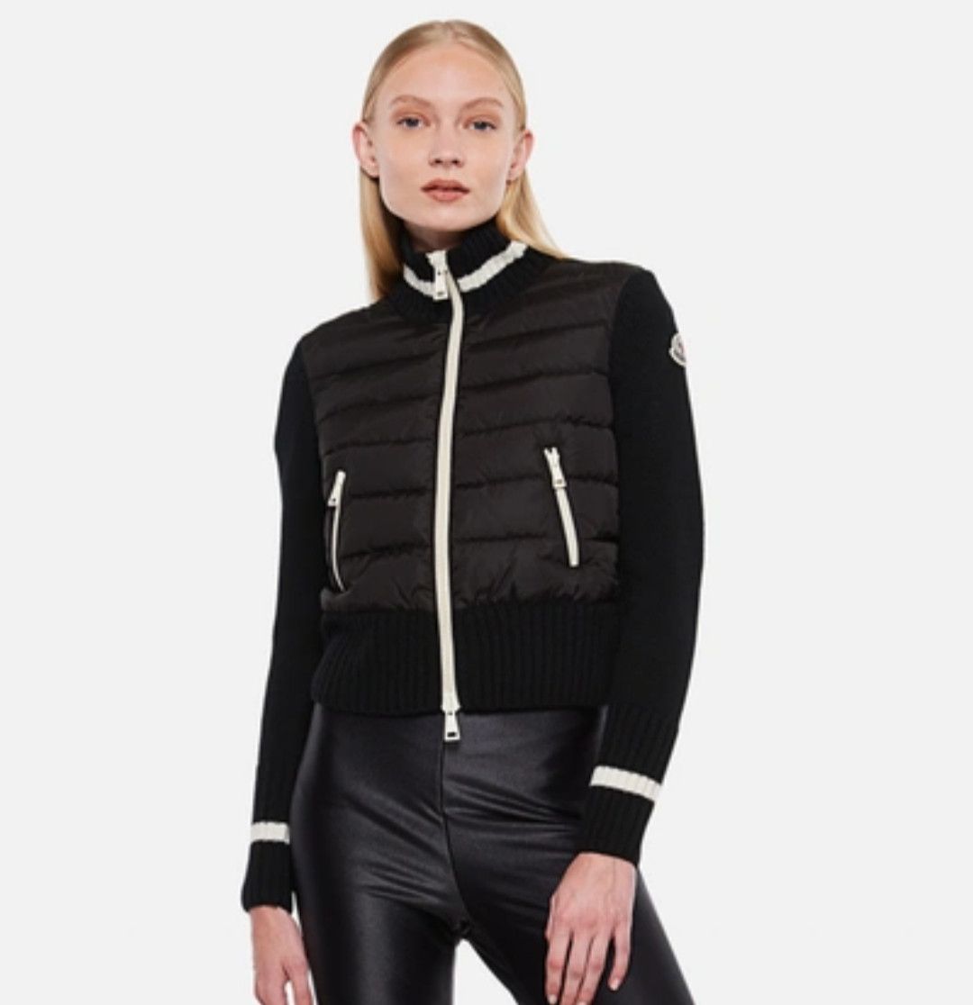 Moncler Moncler Tricot Knit Cardigan in Wool and Polyamide Size XS / US 0-2 / IT 36-38 - 4 Thumbnail