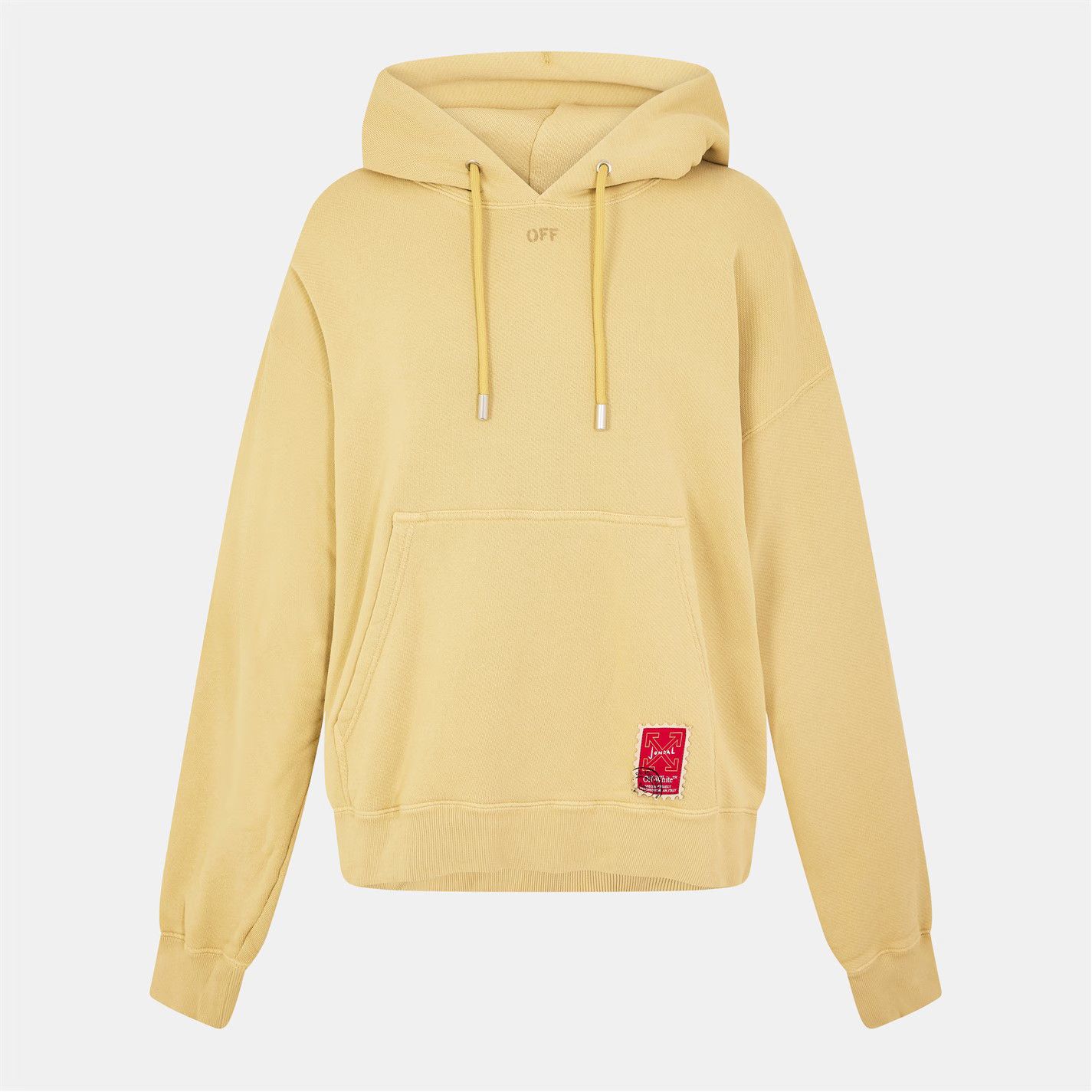 Off-White o1g2r1mq0226 Hoodie In Mustard Yellow Size US XS / EU 42 / 0 - 1 Thumbnail