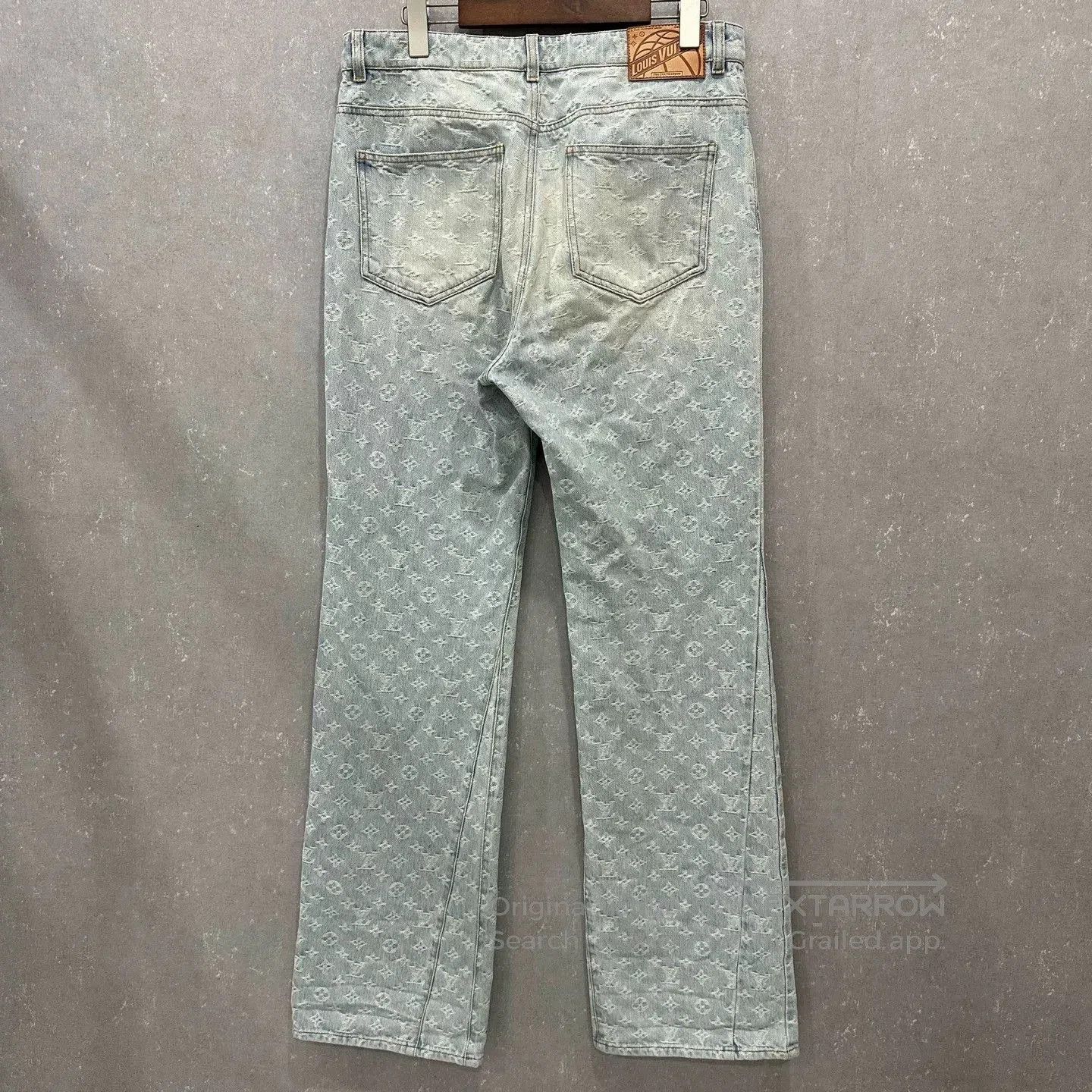 Louis Vuitton Louis Vuitton NBA Collaboration All-Over Print Jeans. Size US 30 / EU 46 - 2 Thumbnail