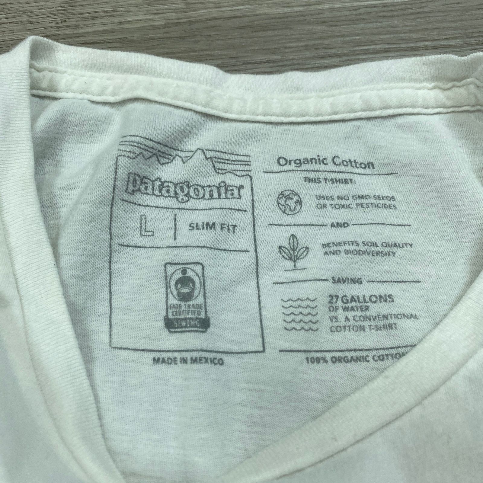 Patagonia Patagonia Fitz Roy Bear Organic Cotton Slim Fit T Shirt L Size US L / EU 52-54 / 3 - 6 Thumbnail