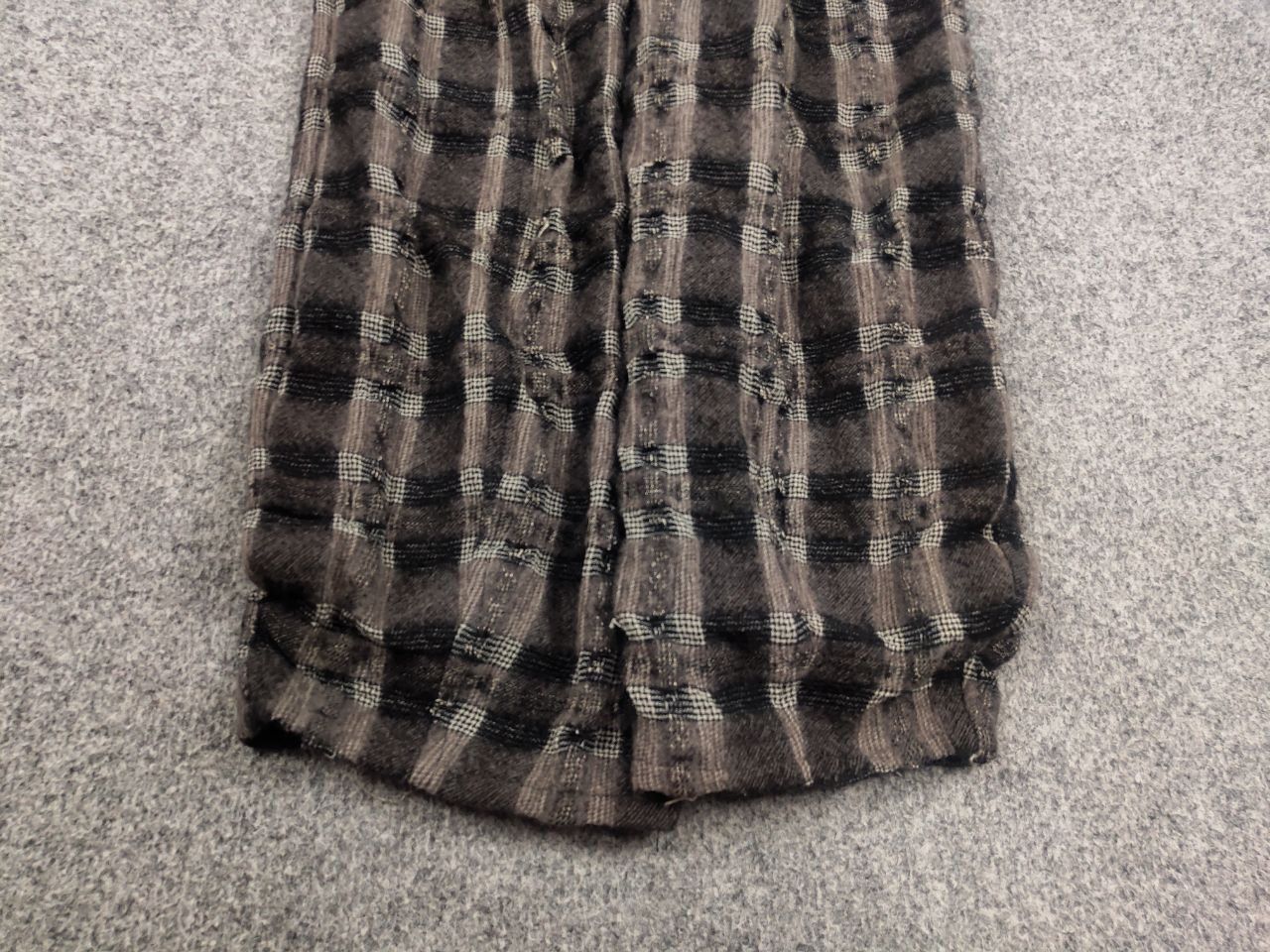 Other Grizas Design Dark Wood Pattern Blend Baggy Pants Size 32" / US 10 / IT 46 - 5 Thumbnail