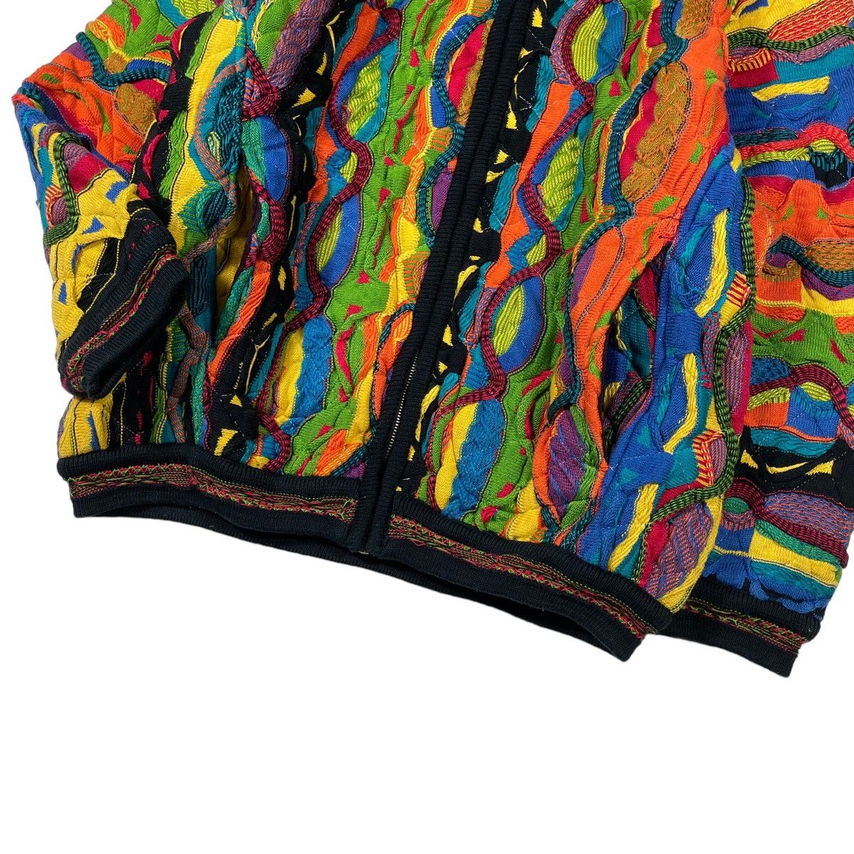 Coogi × Vintage VINTAGE COOGI 90’s ZIPPER KNITWEAR SWEATER Size US M / EU 48-50 / 2 - 5 Thumbnail