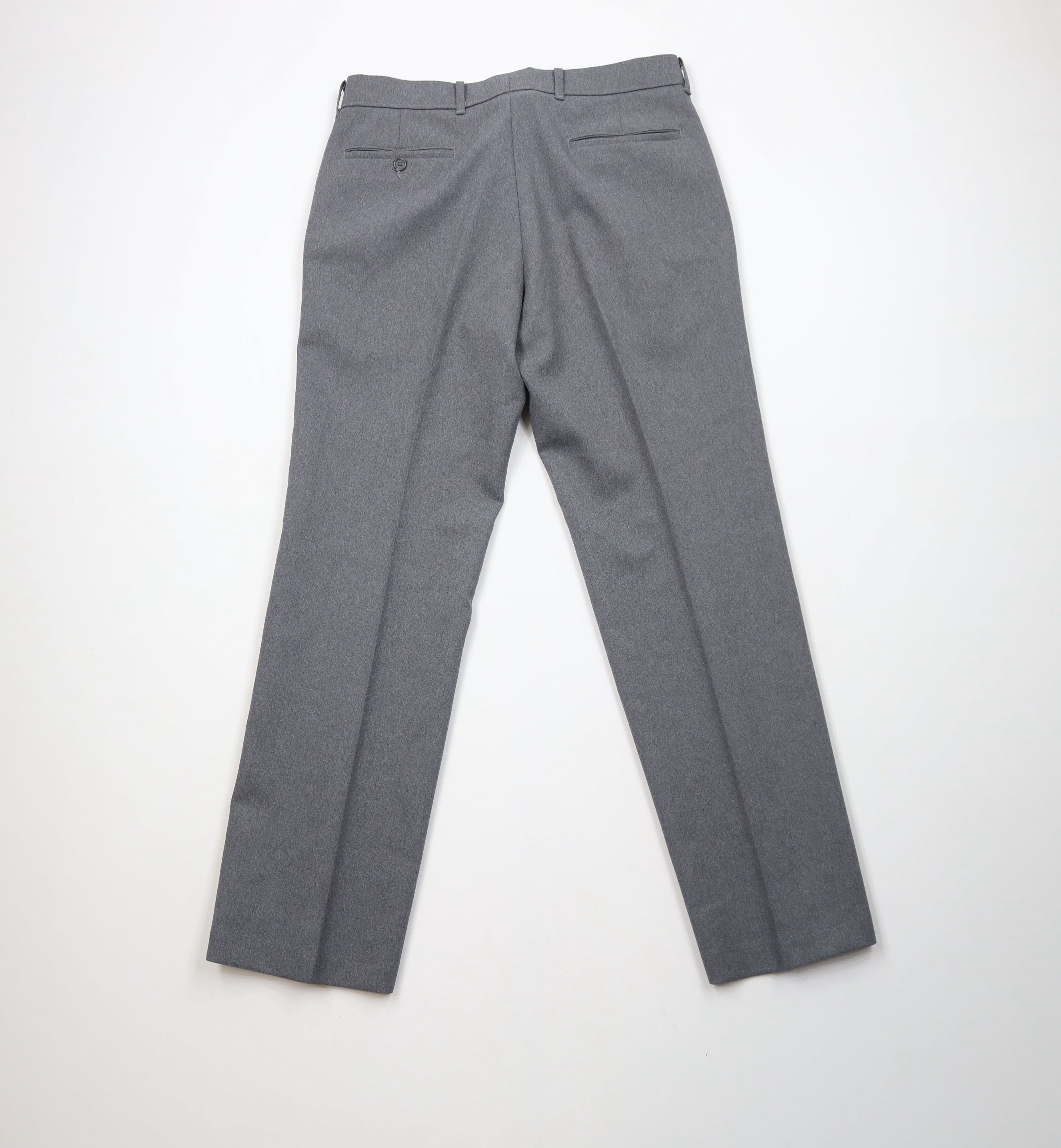 Levi's × Vintage Vintage 70s Levis Wide Leg Chino Pants Heather Gray USA Size US 32 / EU 48 - 8 Thumbnail