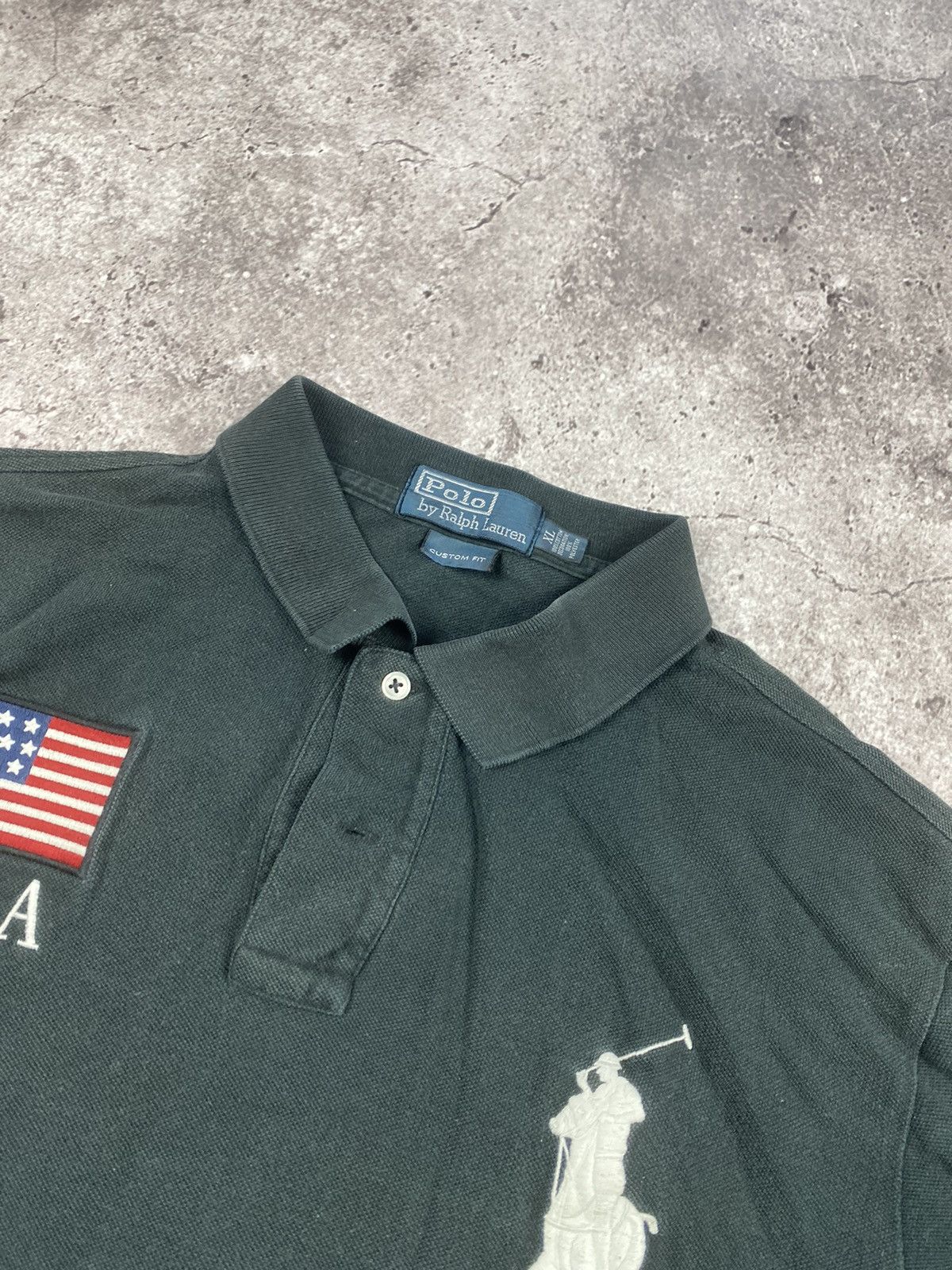 Polo Ralph Lauren Ralph Chief KeeF USA 3 America Polo Shirt Rare big logo Size US XL / EU 56 / 4 - 4 Thumbnail