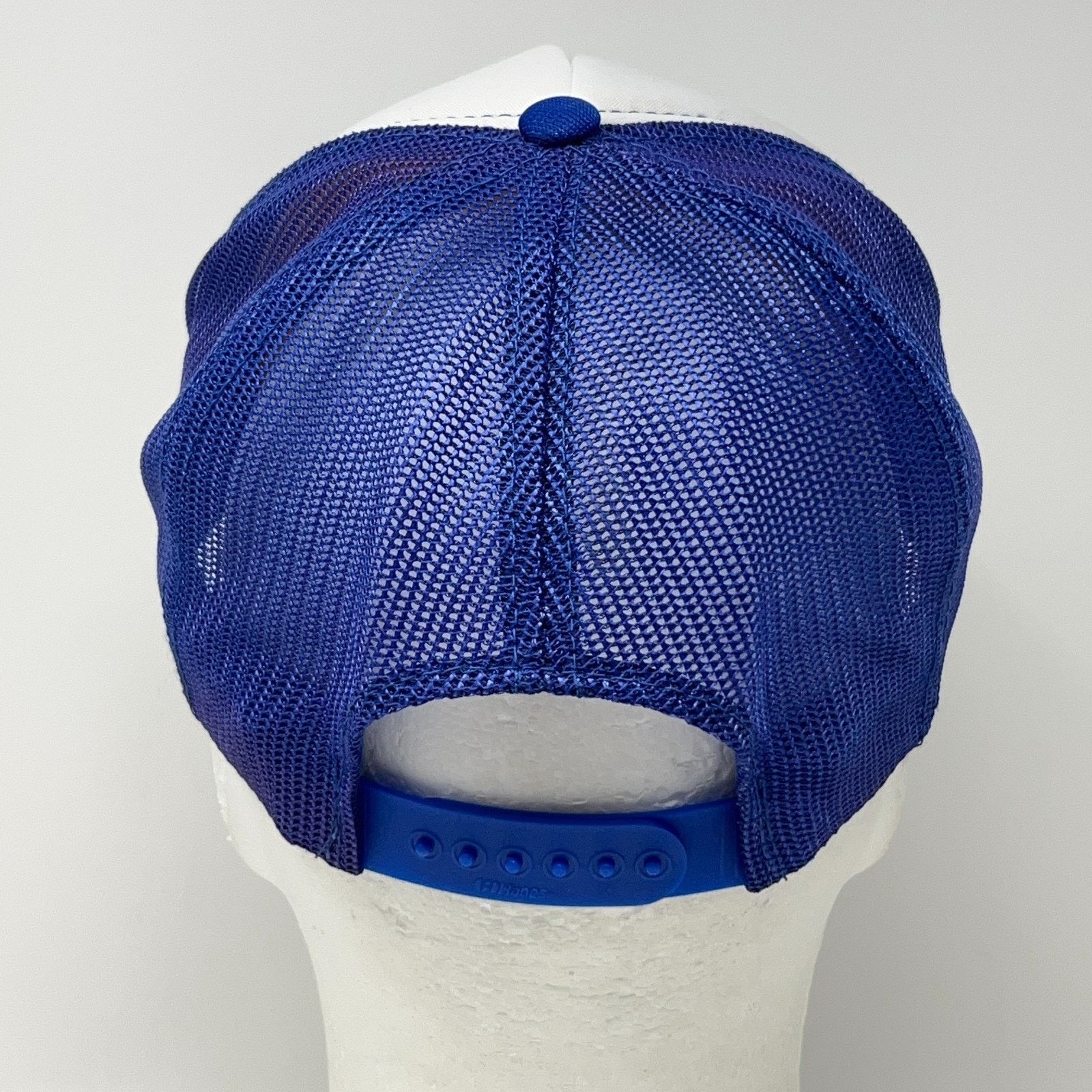 Hanes Vintage 80s C&M Delivery Trucker Hat Baseball Cap Blue Size ONE SIZE - 3 Thumbnail