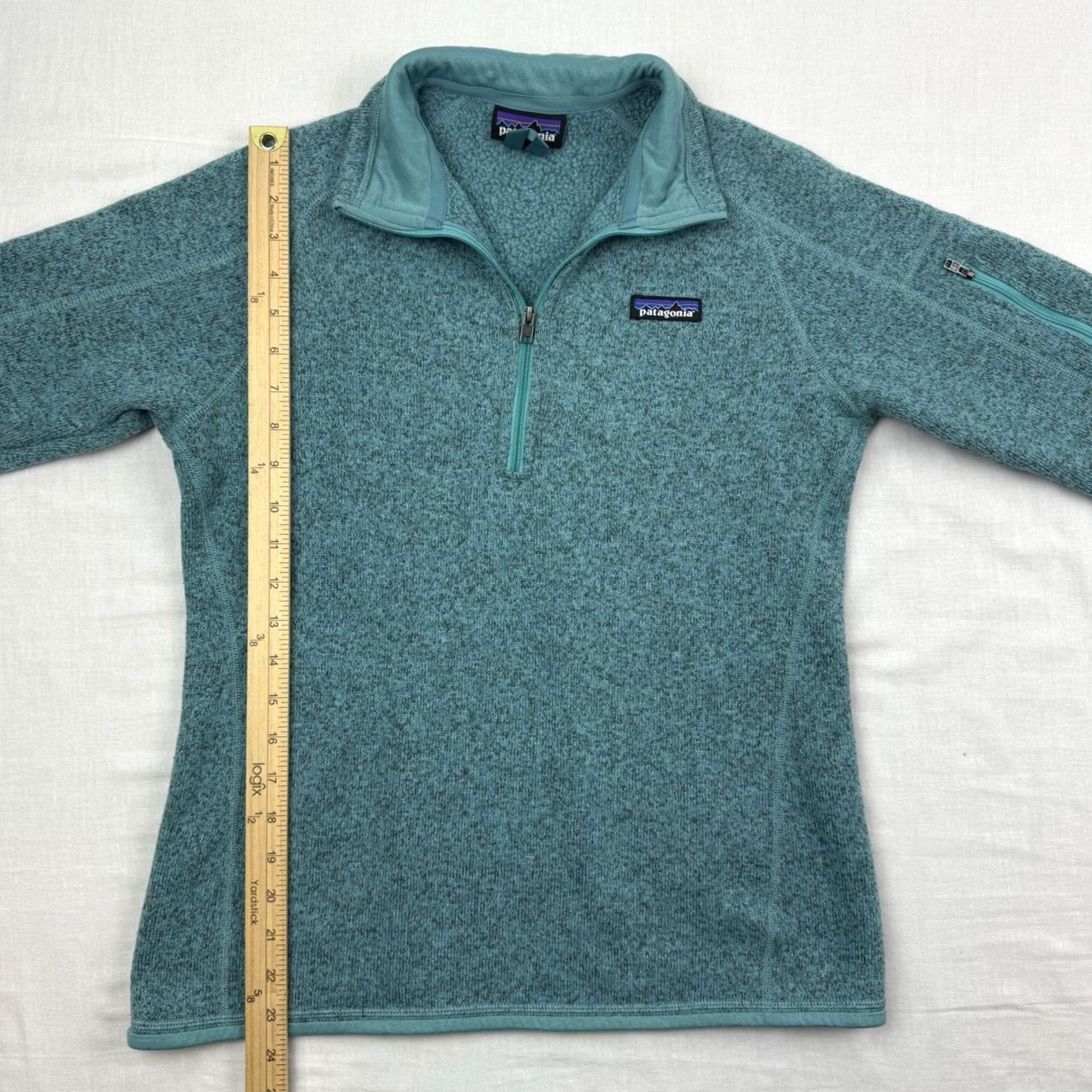 Patagonia Patagonia Better Sweater Womens M Teal Short Zip Collared Fall 2016 Jacket Outdoor Nature Classic Mens Girls Womens Size M / US 6-8 / IT 42-44 - 5 Thumbnail