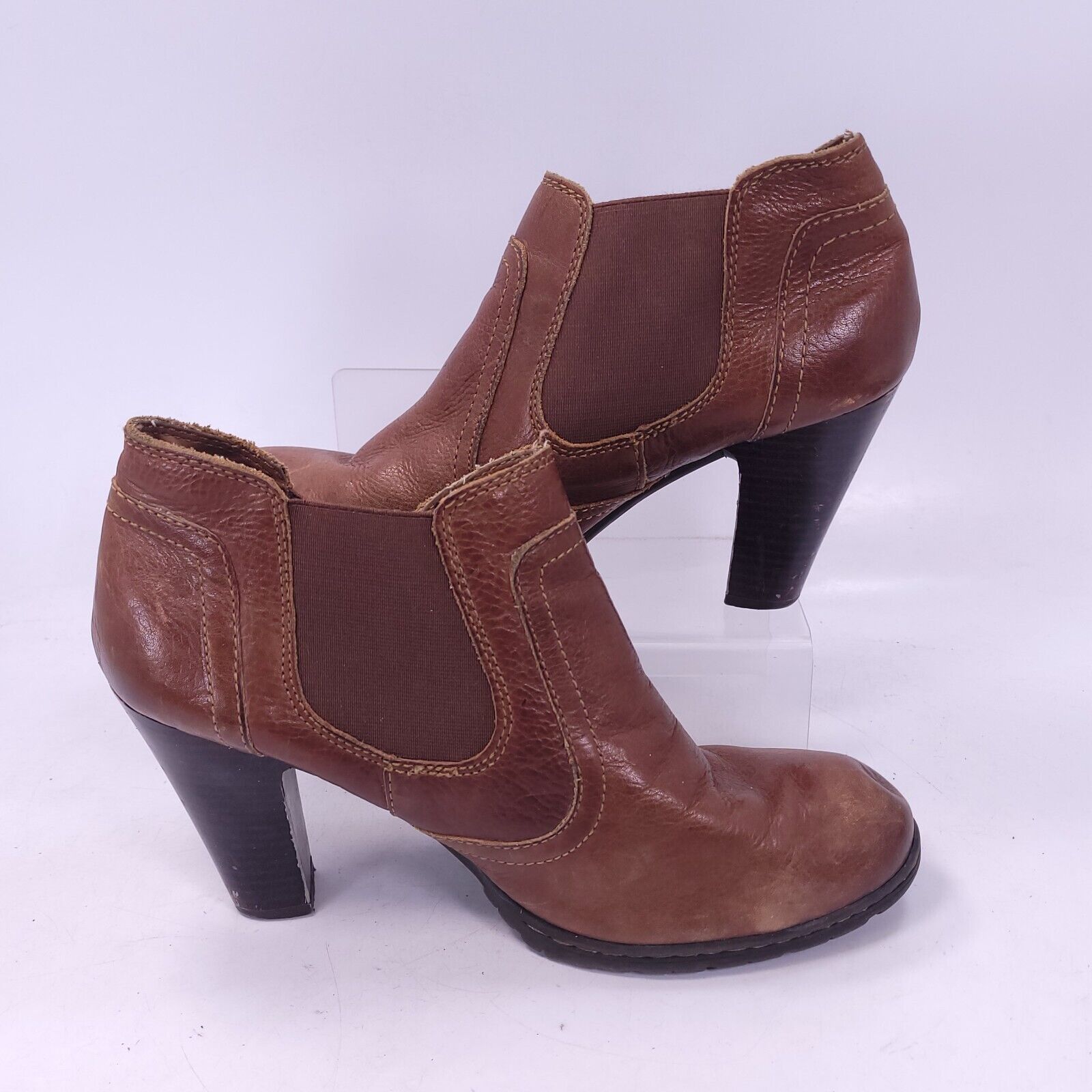 Born b.o.c. Born Casual Heeled Boot Womens Size 8.5 BC4583 Brown Size US 8.5 / IT 38.5 - 5 Thumbnail