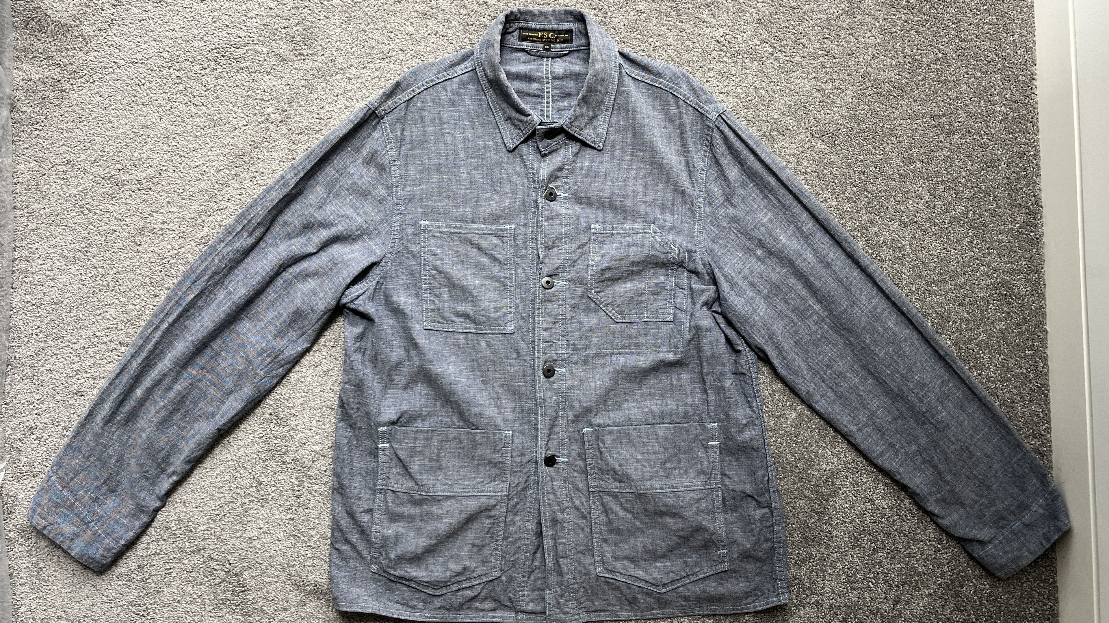 Freemans Sporting Club Freemans sporting club Chore Jacket Light Blue XXL Size US XXL / EU 58 / 5 - 1 Thumbnail