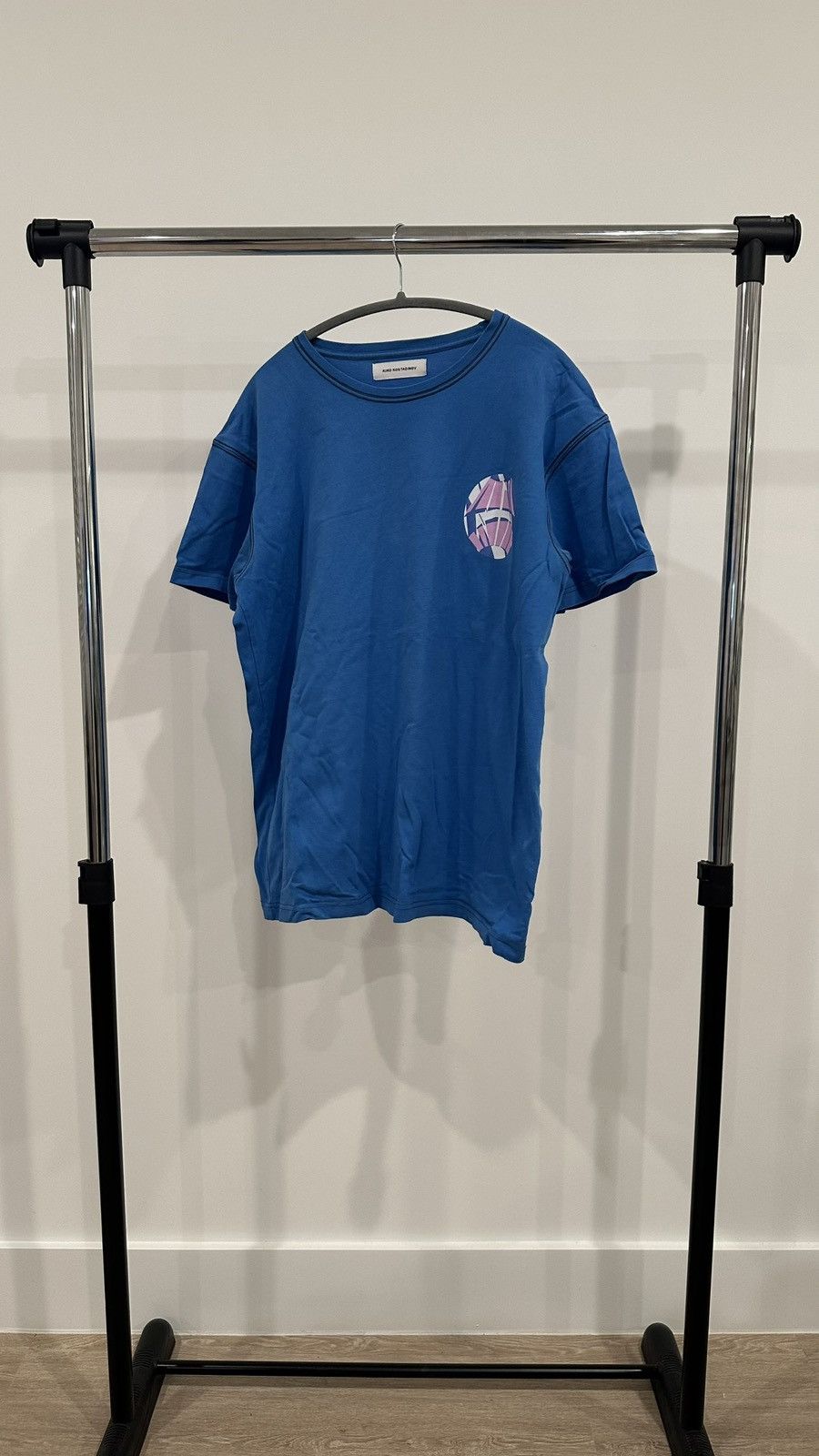 Kiko Kostadinov Tulcea Blue Pink Tee Size US XL / EU 56 / 4 - 3 Thumbnail