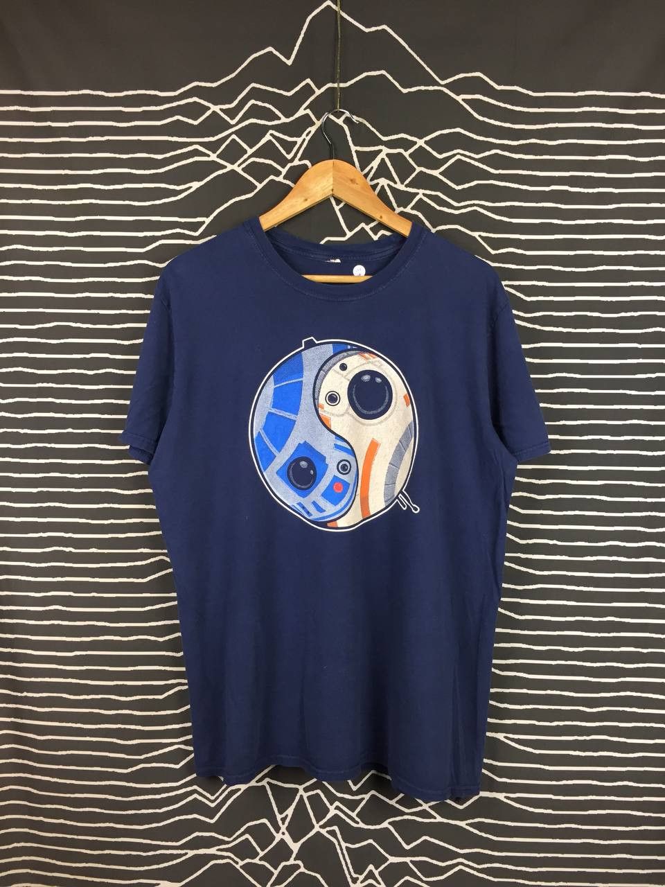 Star Wars × Vintage Star Wars BB-8 & R2-D2 Yin Yang Droid Graphic Movie Tee Size US L / EU 52-54 / 3 - 2 Thumbnail