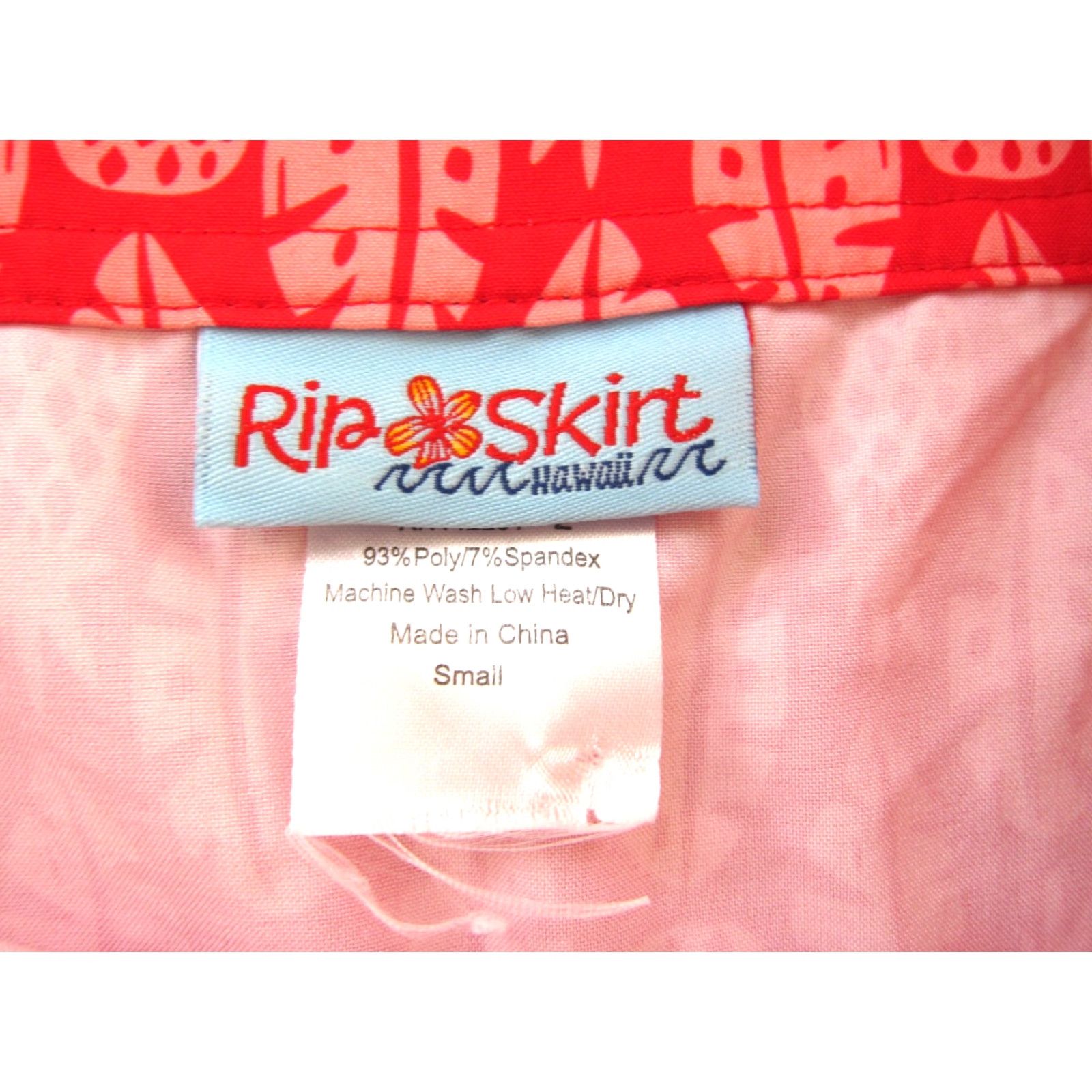 Vintage Rip Skirt Hawaii Pink Pineapple Wrap Skirt S Womens Short Pink Hawaii Pineapple Wrap Skirt S Size 28" / US 6 / IT 42 - 4 Thumbnail