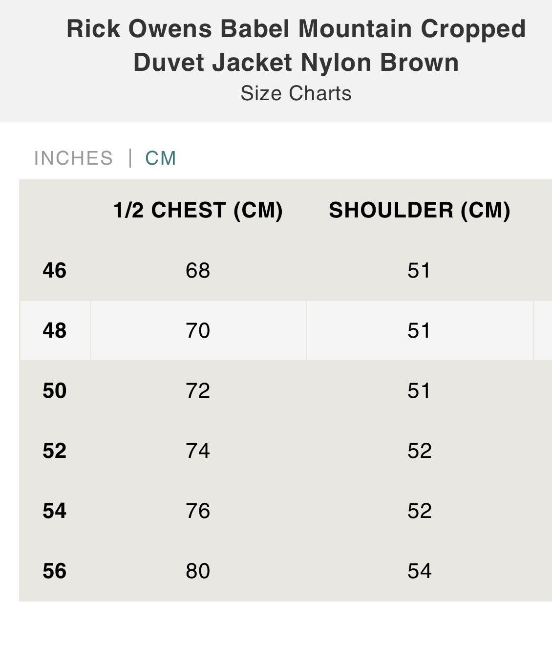 Rick Owens Rick Owens Babel Mountain Cropped Duvet Jacket Nylon Brown Size US M / EU 48-50 / 2 - 11 Thumbnail
