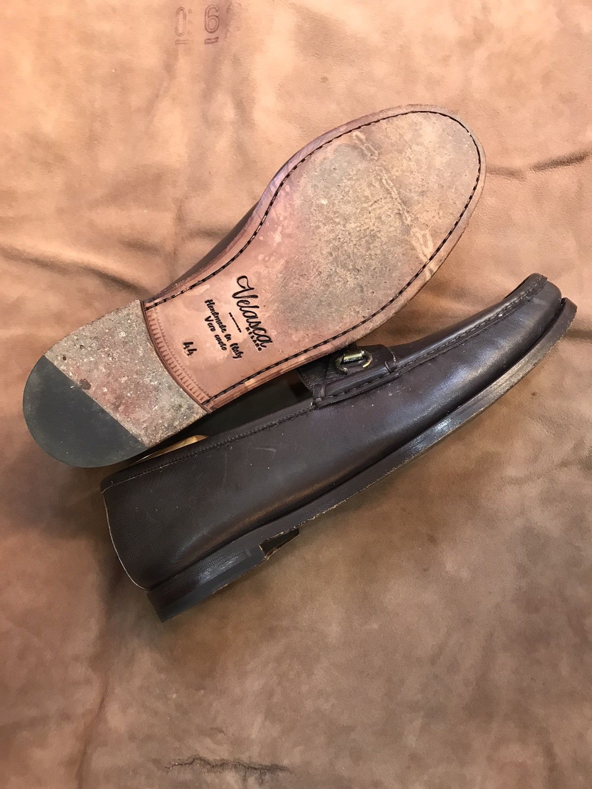 Velasca VELASCA MILANO HORSEBITE LIGHTWEIGHT LEATHER LOAFERS Size US 11 / EU 44 - 8 Thumbnail