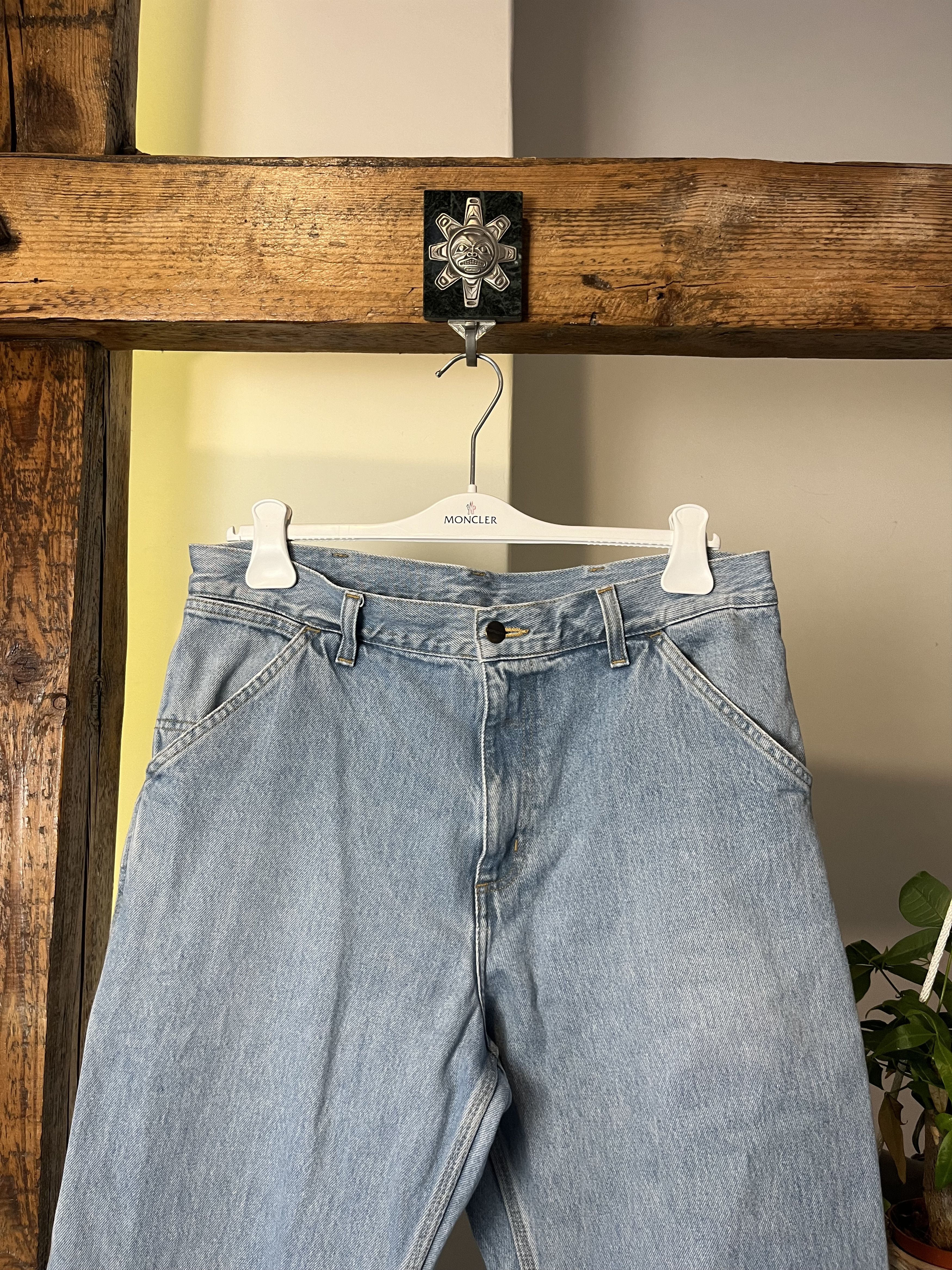 Carhartt × Carhartt Wip × Vintage Vintage Carhartt Single Knee Denim Work Pants Size US 32 / EU 48 - 3 Thumbnail