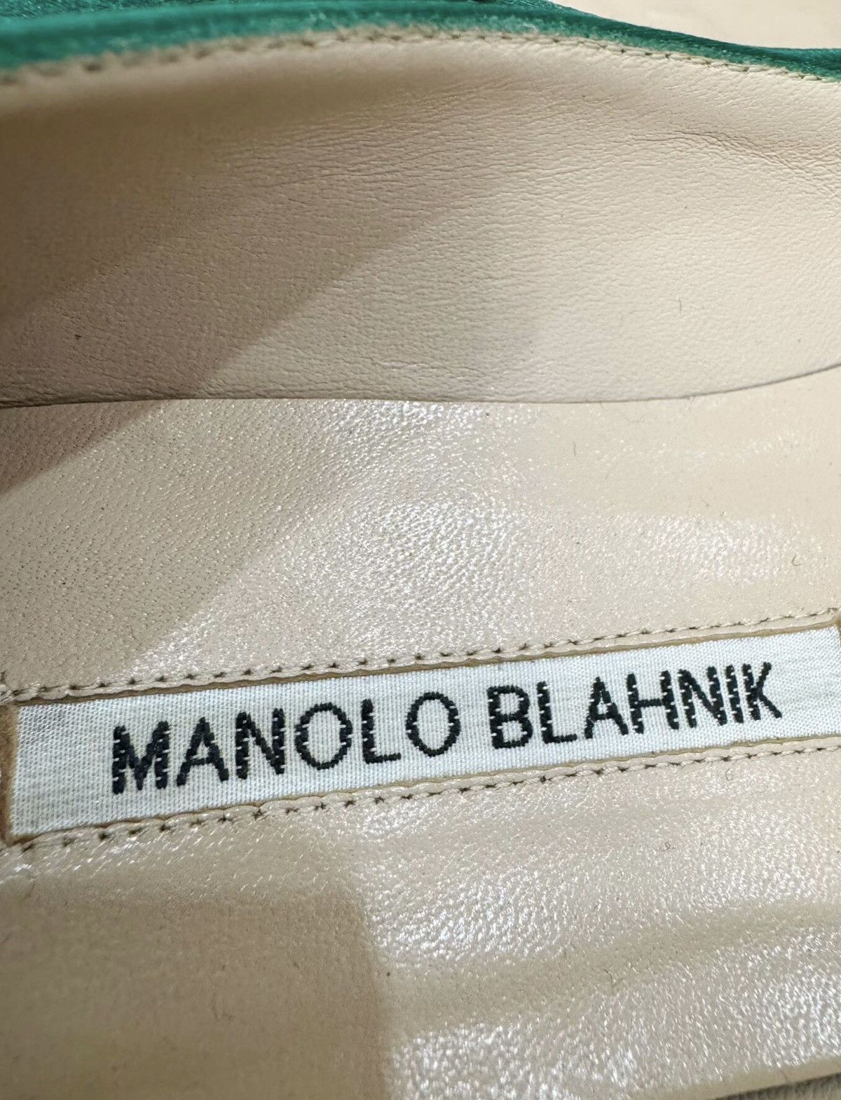 Manolo Blahnik Manolo Blahnik MB single shoes Size US 6 / IT 36 - 5 Thumbnail