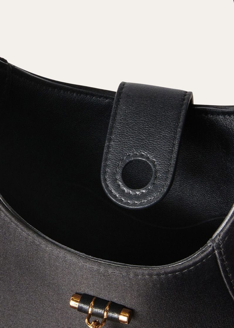 Loro Piana o1srvl11e0526 FAO7614 Size: OS / Mini Bobbin Bag in Black Size ONE SIZE - 3 Thumbnail