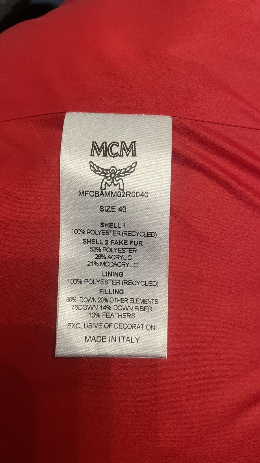 MCM MCM puffer jacket with faux fur Size S / US 4 / IT 40 - 5 Thumbnail