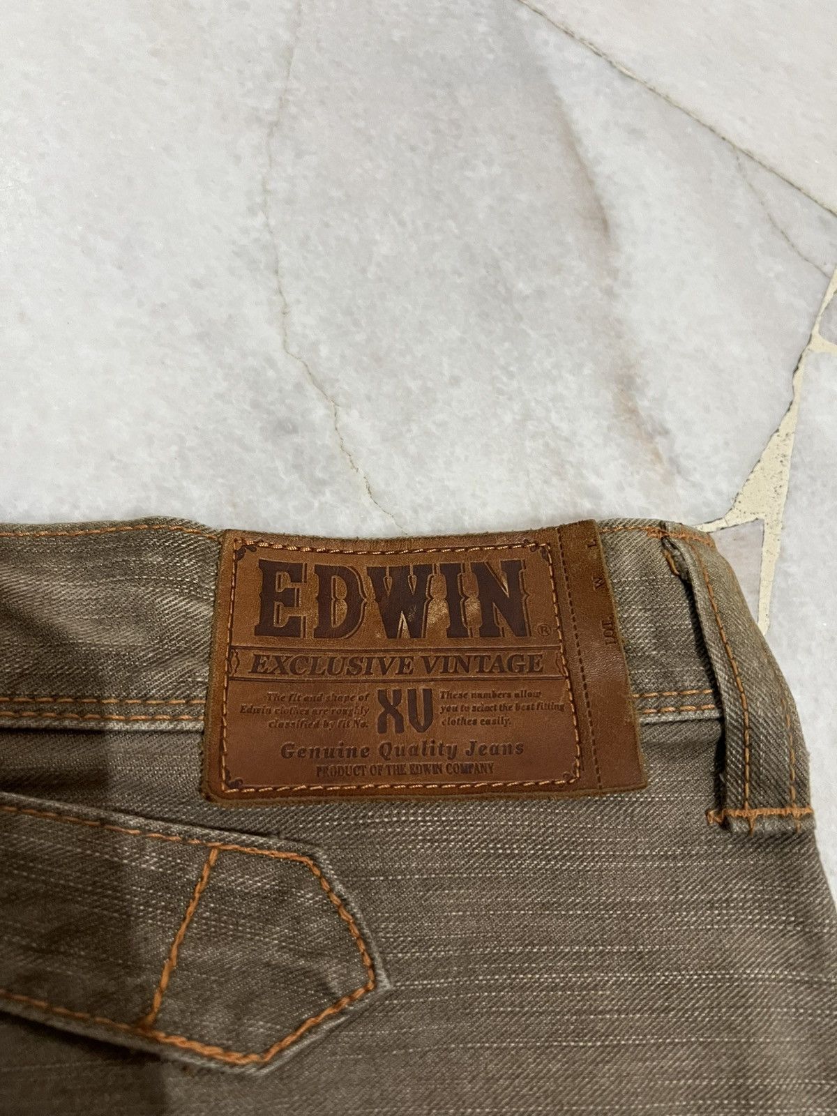 Edwin FLARE 90s EDWIN EXCLUSIVE VINTAGE XV CLAW JEAN Size US 33 - 21 Thumbnail