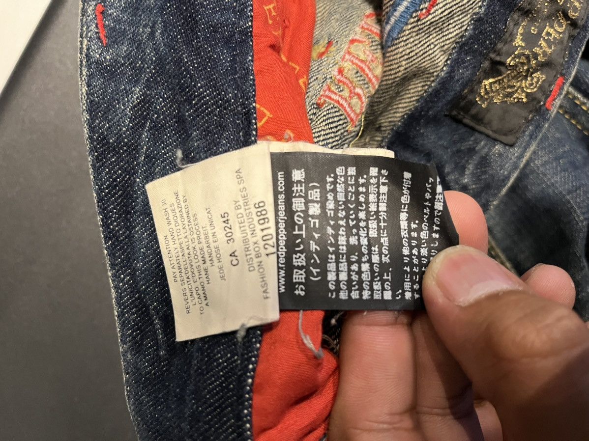 If Six Was Nine × Le Grande Bleu (L.G.B.) Red Pepper Gold Label Jeans Size US 32 / EU 48 - 7 Thumbnail