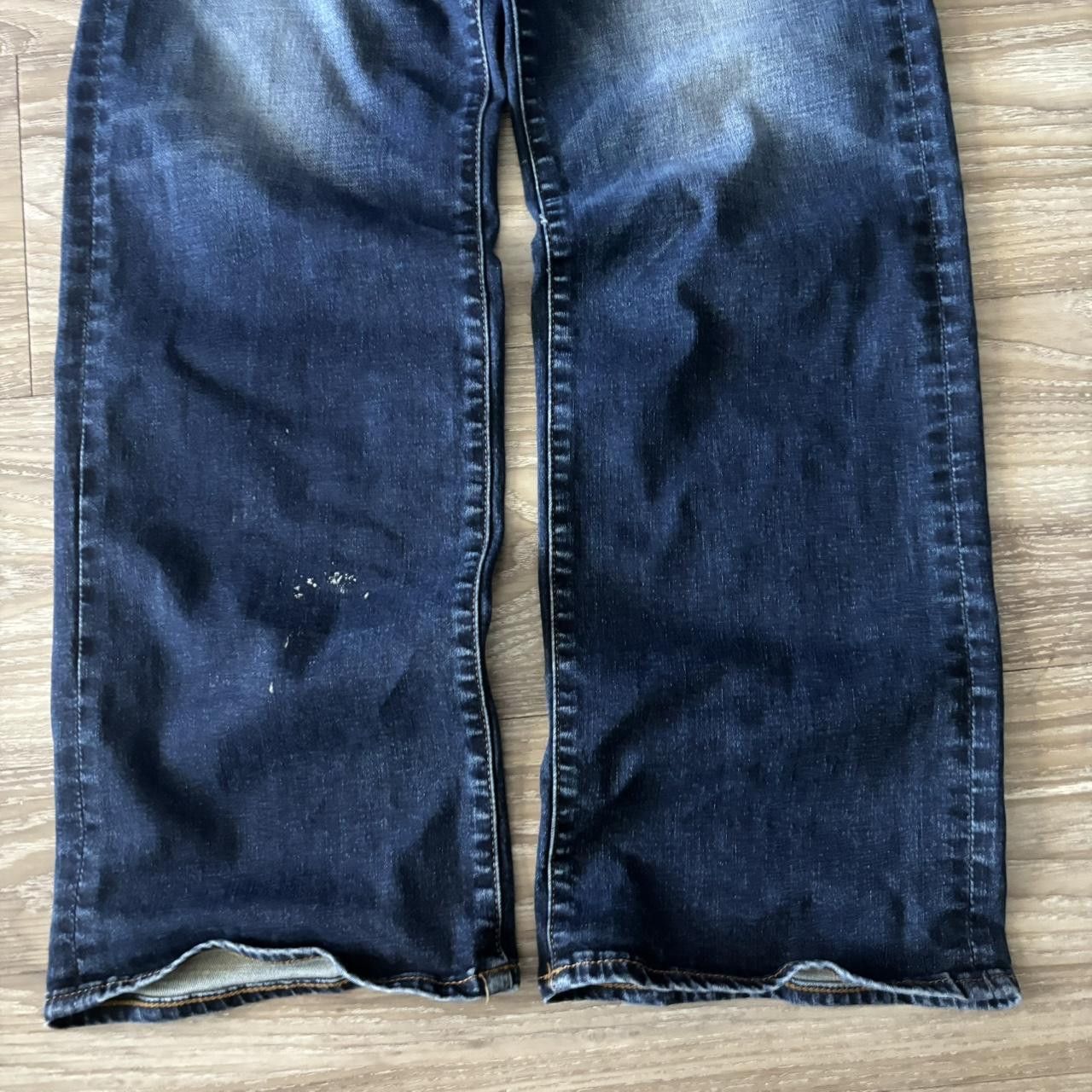 Vintage Crazy Vintage Y2K/2000s Grunge Dark Wash Bootcut Denim Jeans! 32x32 Size US 32 / EU 48 - 6 Thumbnail