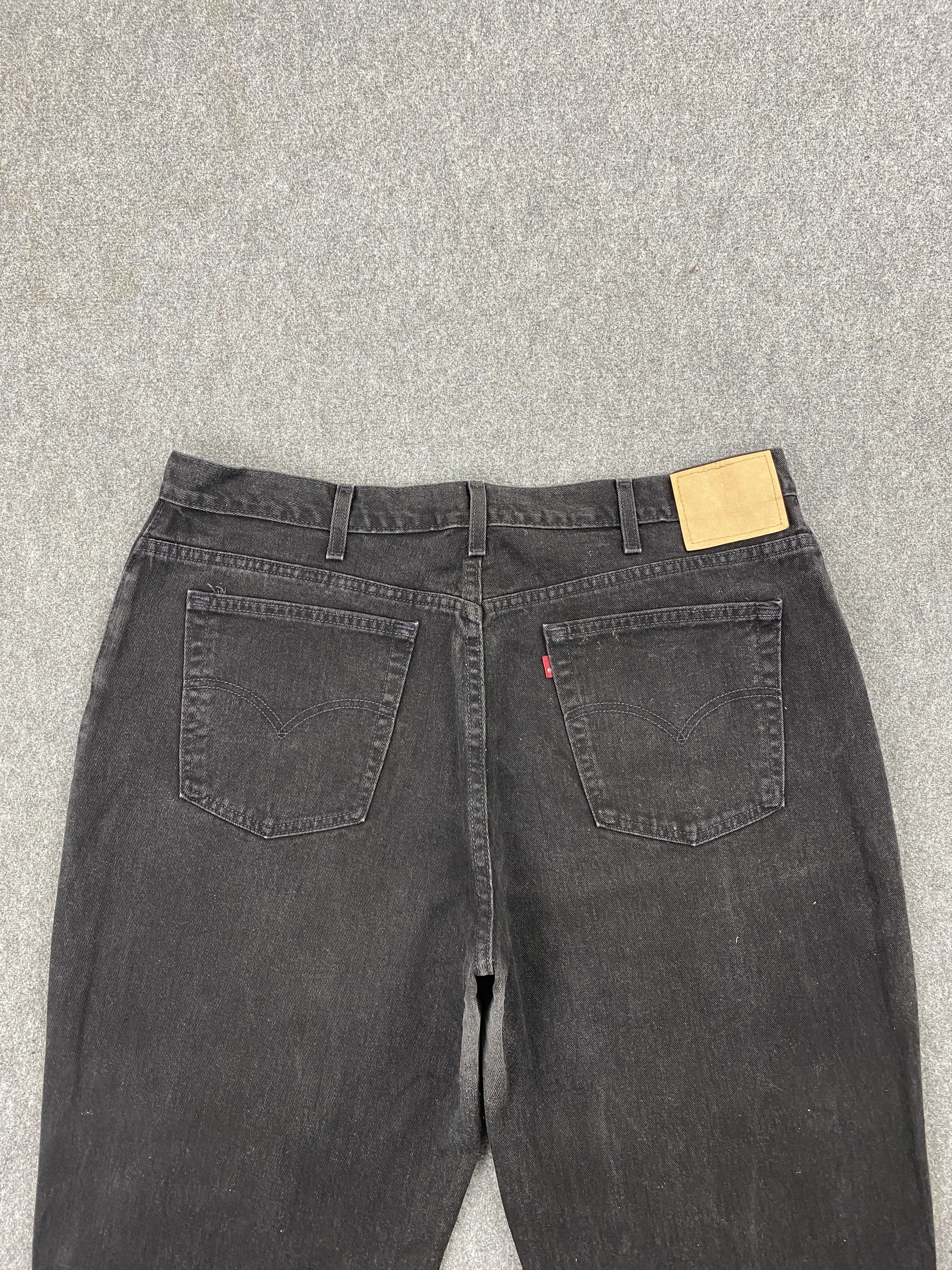 Levi's × Vintage Vintage 90s Levis 559 Super Black Jeans Size US 41 - 4 Thumbnail