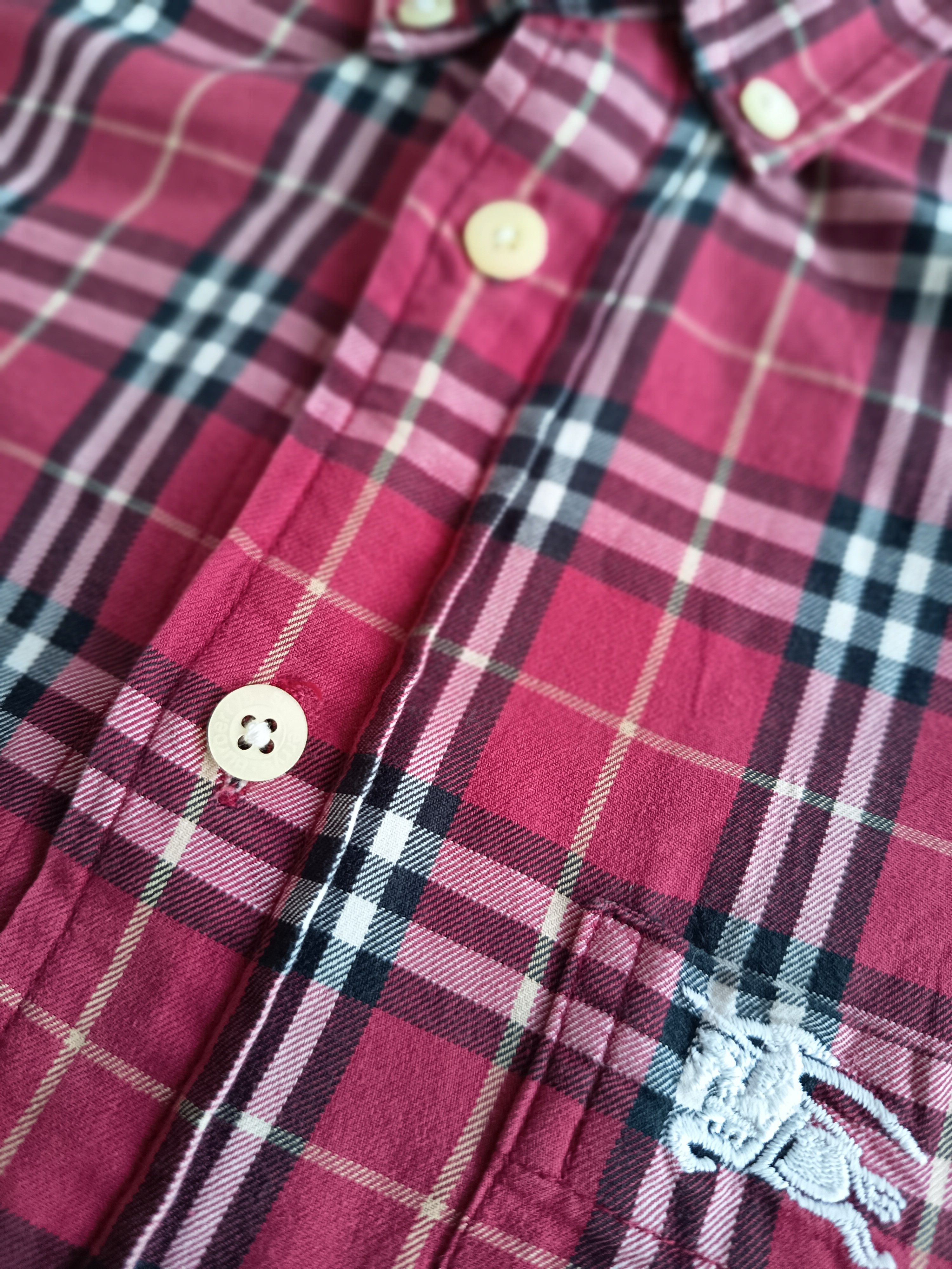 Burberry VINTAGE BURBERRYS RED NOVA CHECK Size US L / EU 52-54 / 3 - 3 Thumbnail