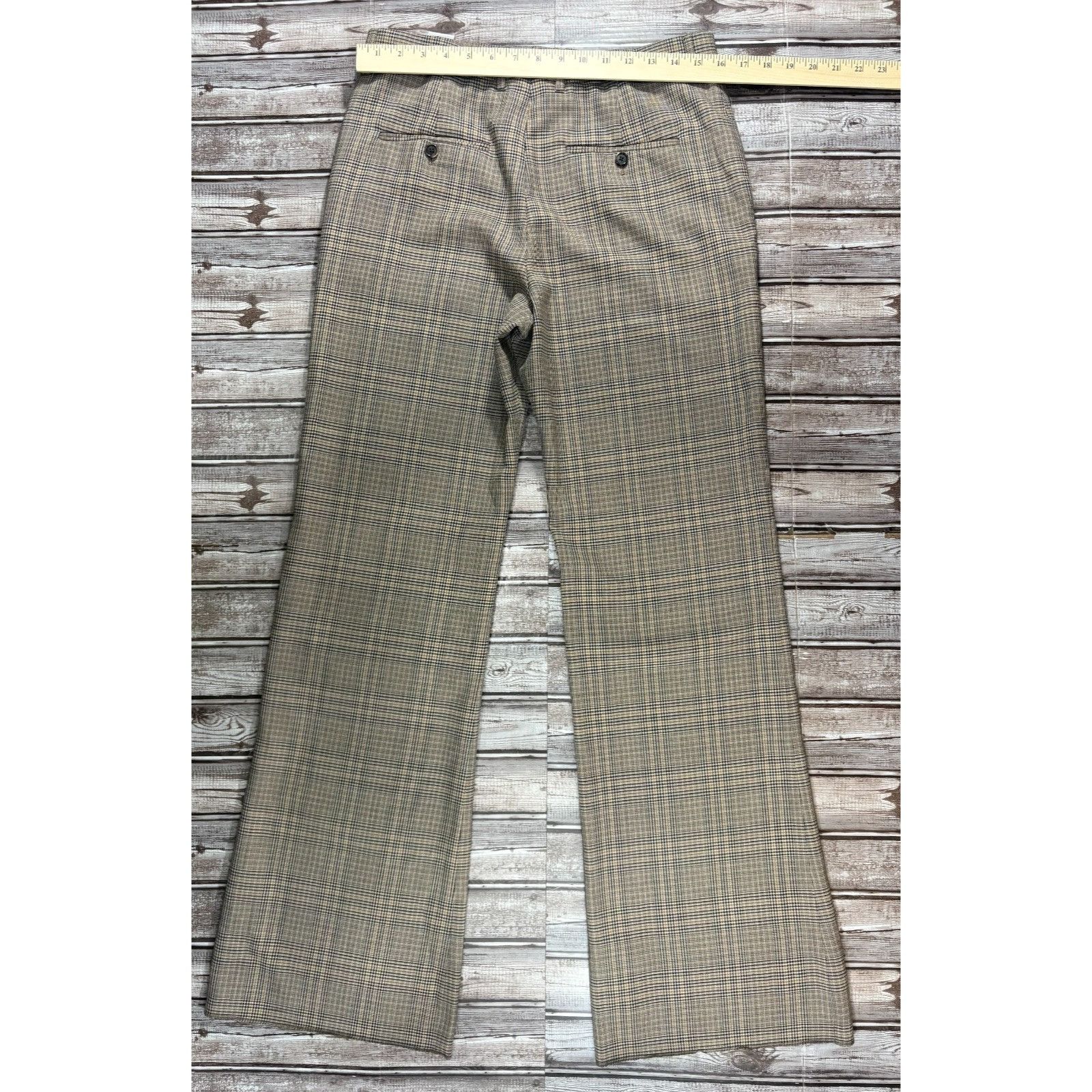 Celine Celine wool plaid wide legs pants size 48 30 US NWT Retail $ Size 30" / US 8 / IT 44 - 7 Thumbnail
