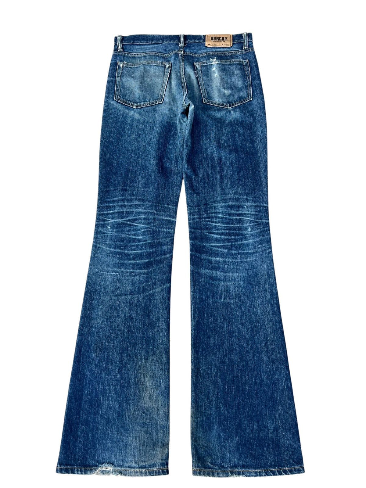 Burgus Plus Dirty Mud Denim Distress Burgus Plus Japan Bootcut Jeans Size US 32 / EU 48 - 16 Thumbnail