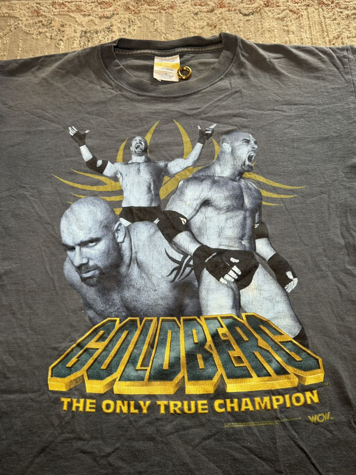 Vintage × WCW/nWo × WWE Rare 90s vintage Bill Goldberg 1999 WCW True Champion Size US XL / EU 56 / 4 - 2 Thumbnail