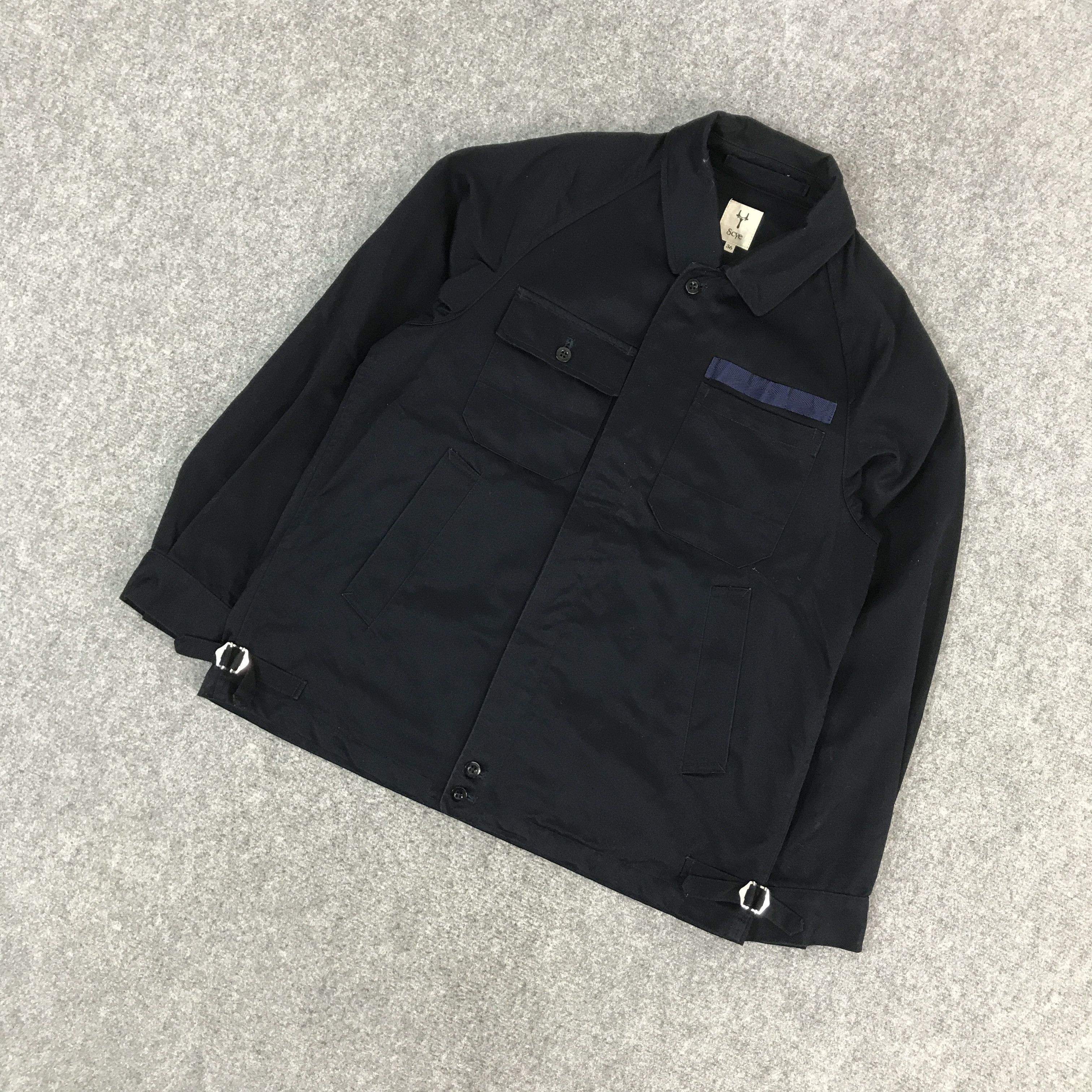 Japanese Brand SCYE MASTRPIECE JAPAN NAVY JACKET Size US L / EU 52-54 / 3 - 5 Thumbnail